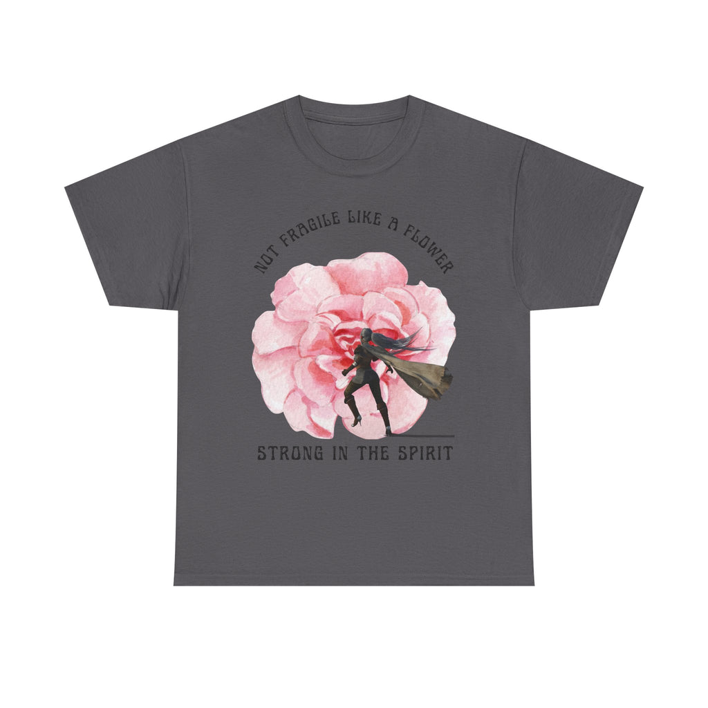 Floral Empowerment Tee, Not Fragile Like a Flower, Strong in the Spirit Shirt, Inspirational Unisex T-Shirt, Gift for Women, [...]