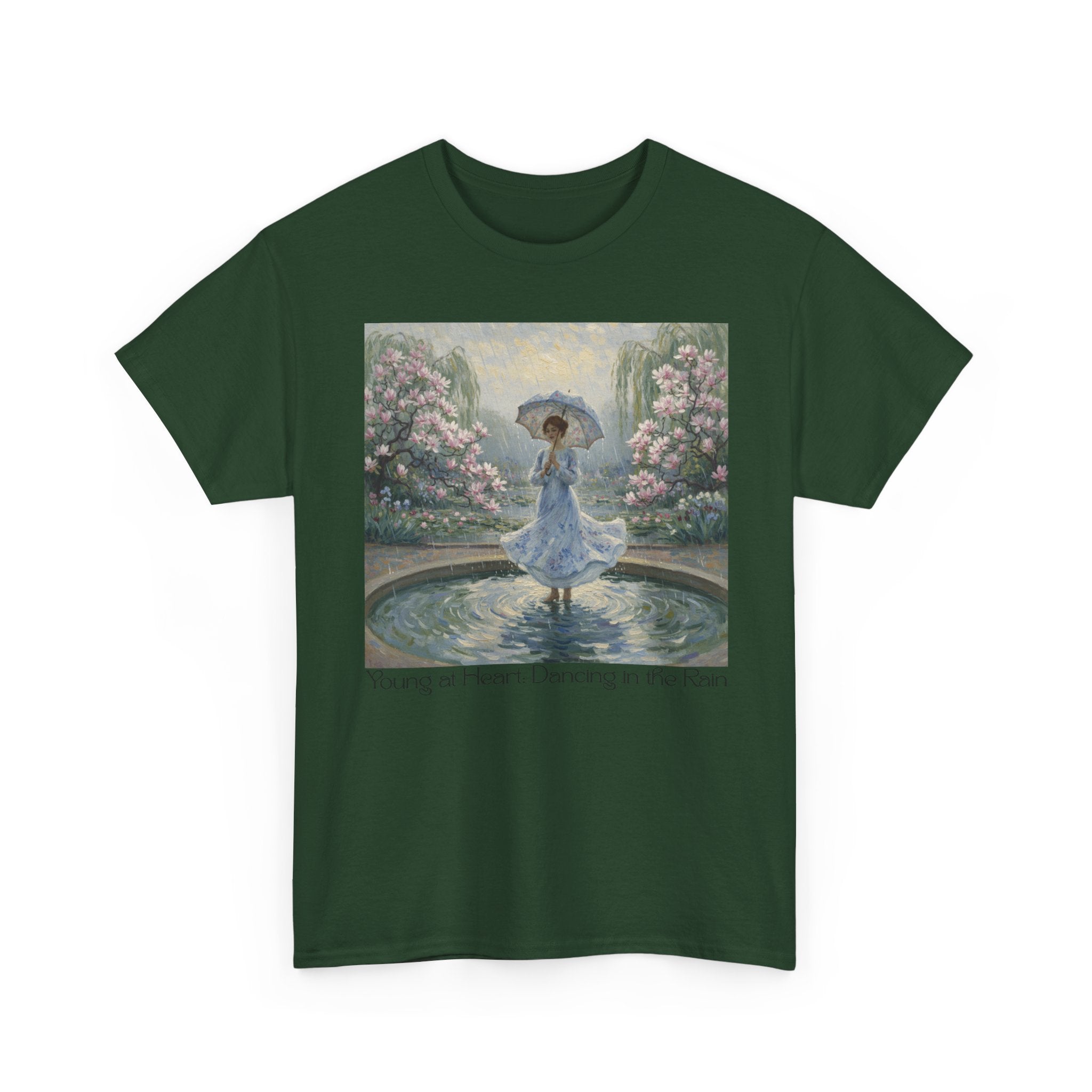 Elegant Floral Dance Unisex Tee, Casual Wear, Art Lover Gift, Spring Fashion, Unique Graphic Shirt