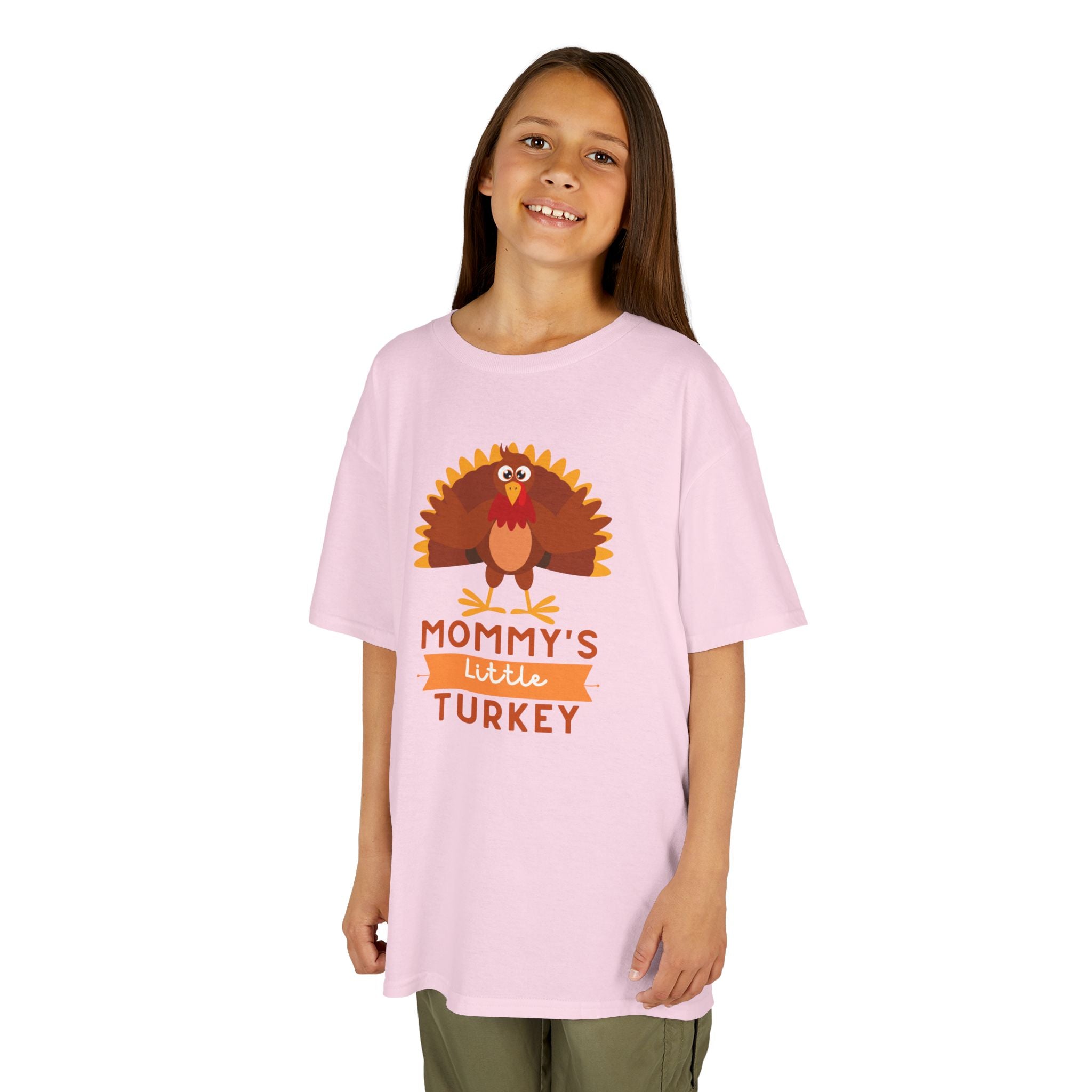 Mommy's Little Turkey Kids Tee - Thanksgiving Gift, Holiday Apparel, Cute Kids Clothing, Family Gathering, Kid's Casual Wear