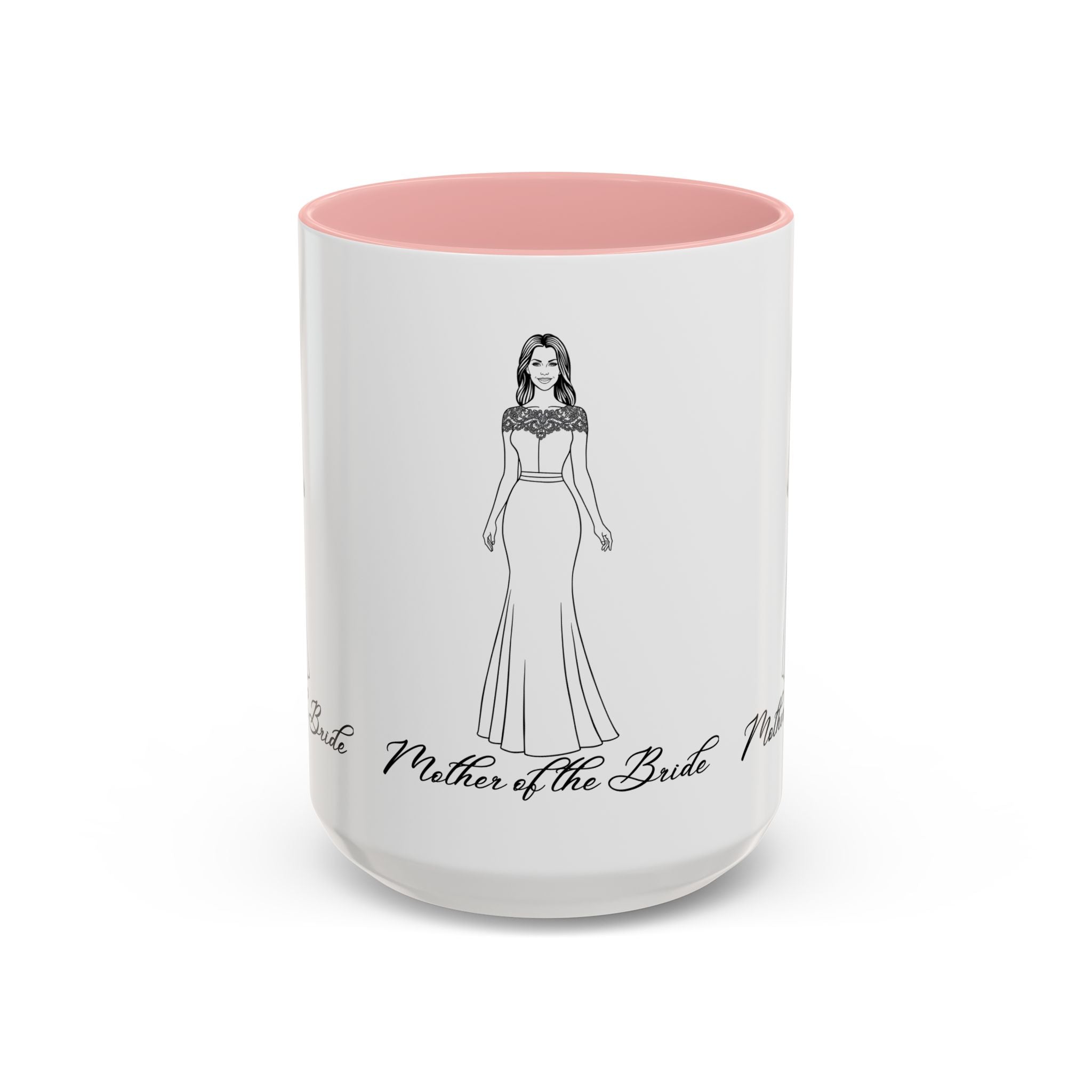 The Mother of the Bride- Accent Coffee Mug (11, 15oz)