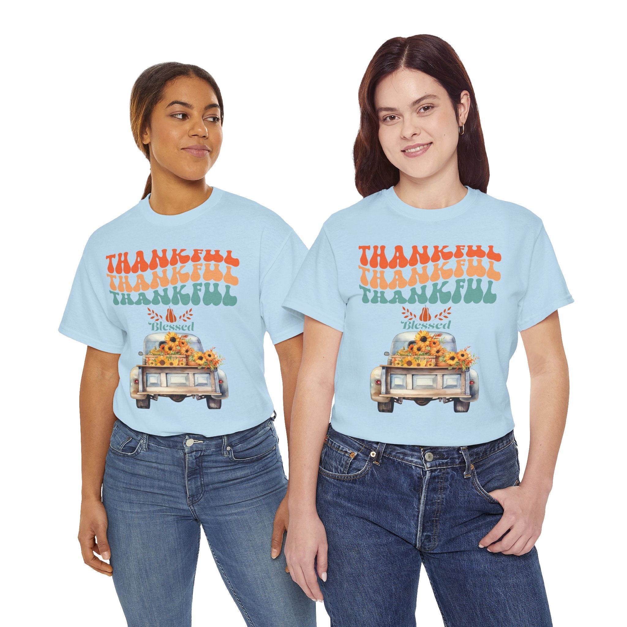 Thankful Vibes Unisex Tee - Perfect for Thanksgiving, Gratitude, Casual Wear, Gifts, Summer Days