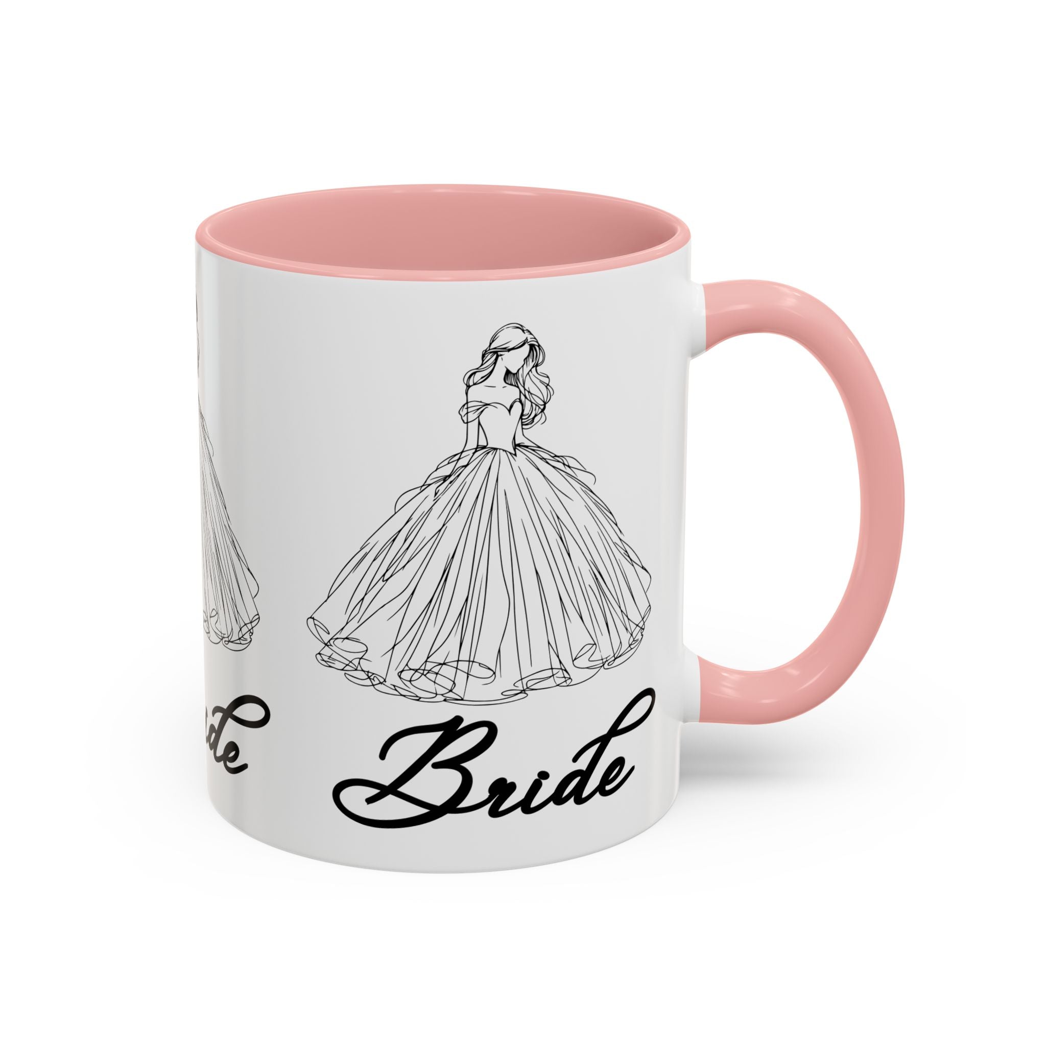 Bride Mug | Elegant Wedding Dress Design | Bridal Shower Gift & Keepsake