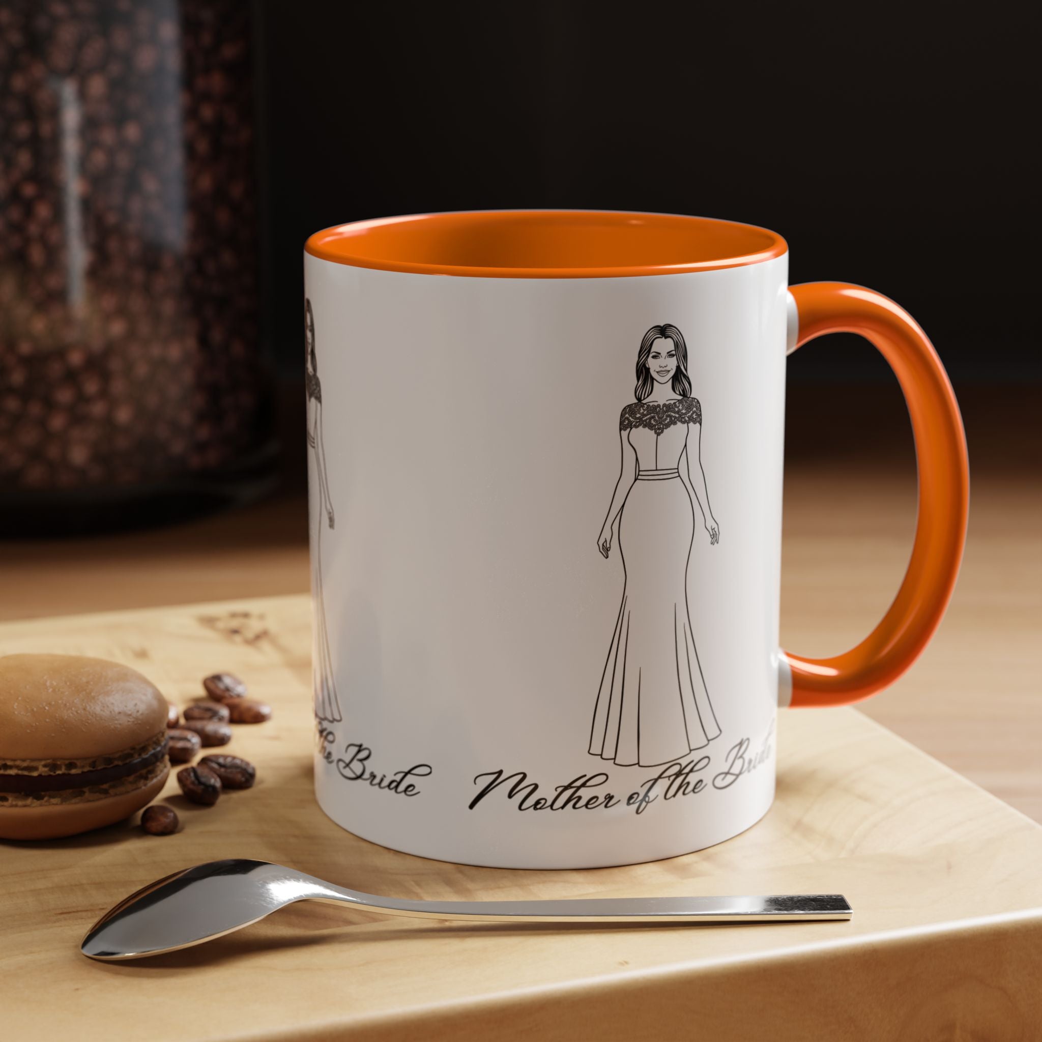 The Mother of the Bride- Accent Coffee Mug (11, 15oz)