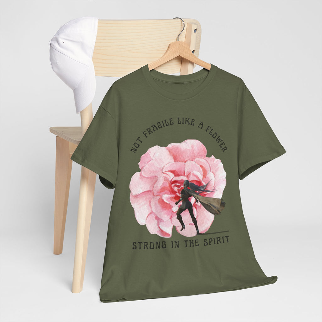 Floral Empowerment Tee, Not Fragile Like a Flower, Strong in the Spirit Shirt, Inspirational Unisex T-Shirt, Gift for Women, [...]