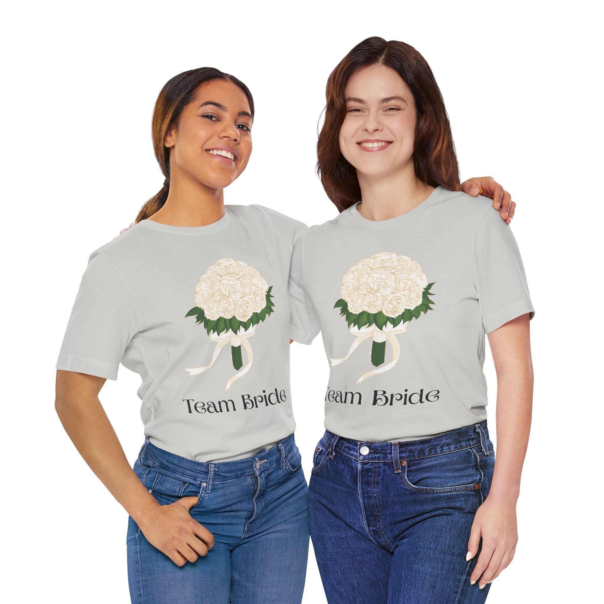 Bride Collection bridesmaids T-Shirt, Wedding Party, Bridal Shower Gift, Matching T-shirts for Bridesmaids, Casual Wedding Celebration Shirt