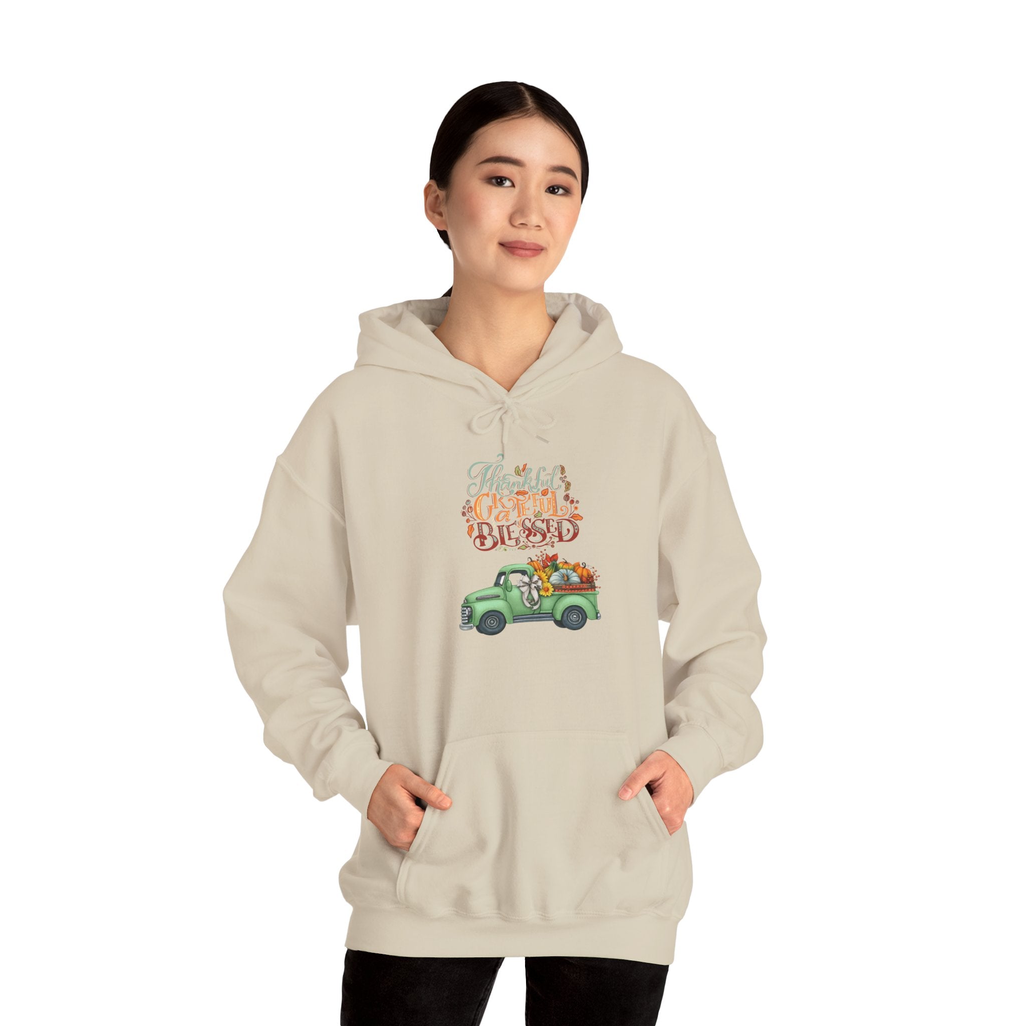 Festive Truck Sweatshirt - Cozy Holiday Hoodie, Winter Gift, Christmas Apparel, Unisex Clothing, Seasonal Fashion