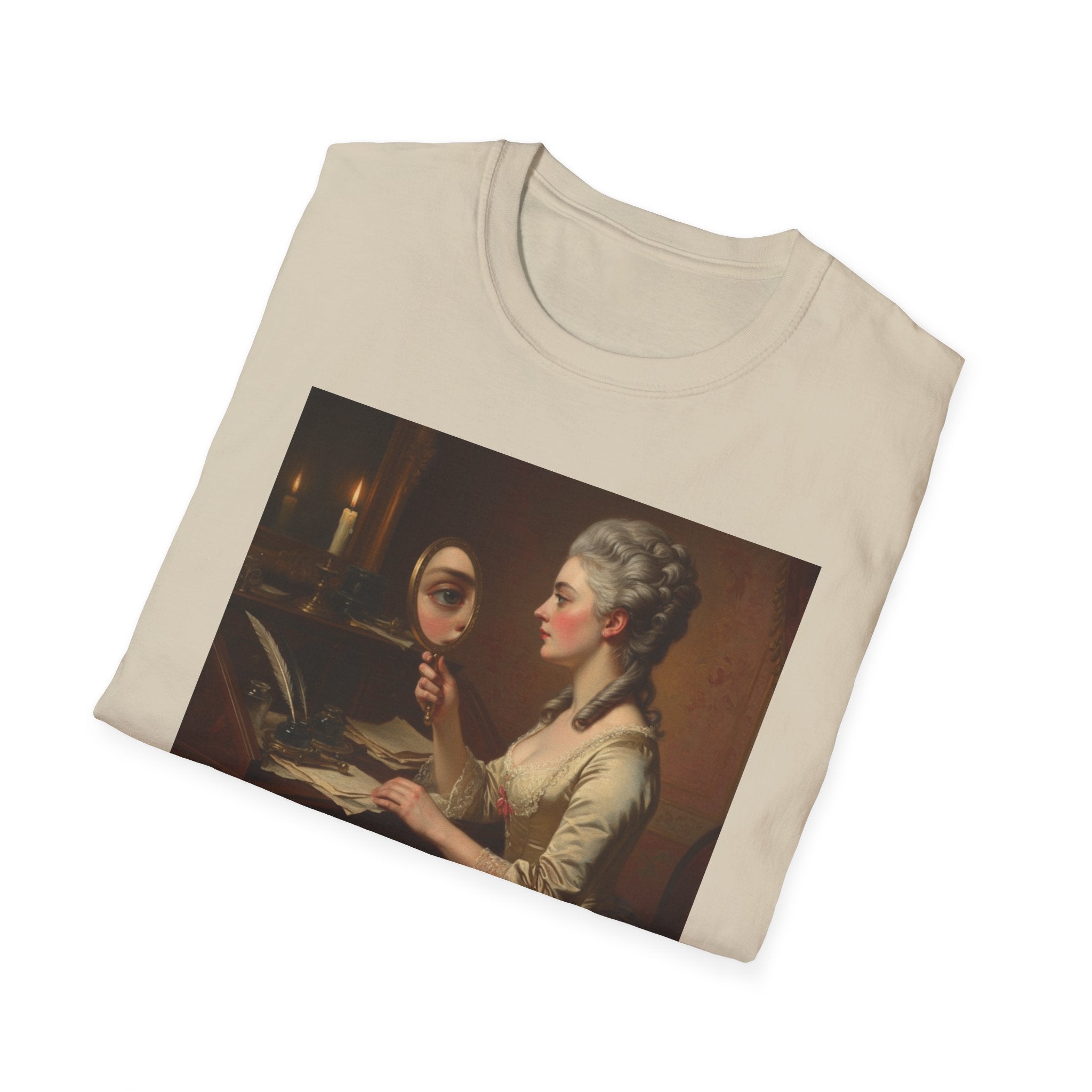 Artistic Vintage T-Shirt with 'A Gaze, Endless Stories' Design, Perfect for Art Lovers, Gifts, Casual Wear, Museum Visits, Art Class