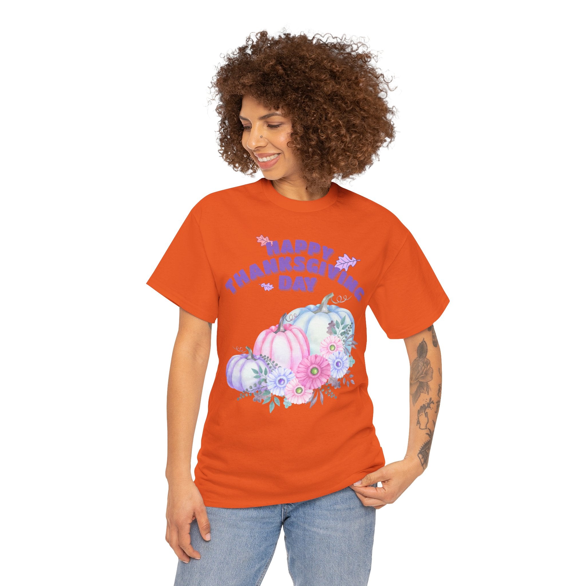 Thanksgiving Celebration Tee, Happy Thanksgiving Day Shirt, Fall T-Shirt, Holiday Gift, Unisex Cotton Top, Autumn Fashion