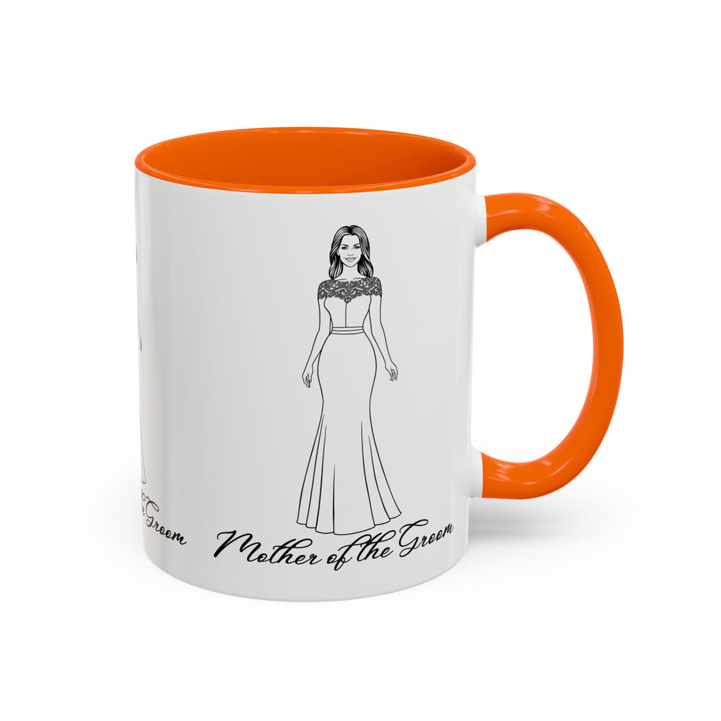 Mother of the Groom Mug-Accent Coffee Mug (11, 15oz)