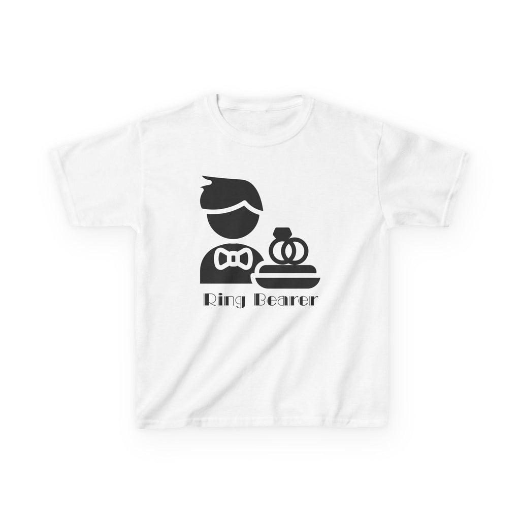 Kids Ring Bearer Tee - Perfect for Weddings, Flower Girl Outfits, Cute Kid’s Apparel, Wedding Party Shirts, Kids Event T-Shirt