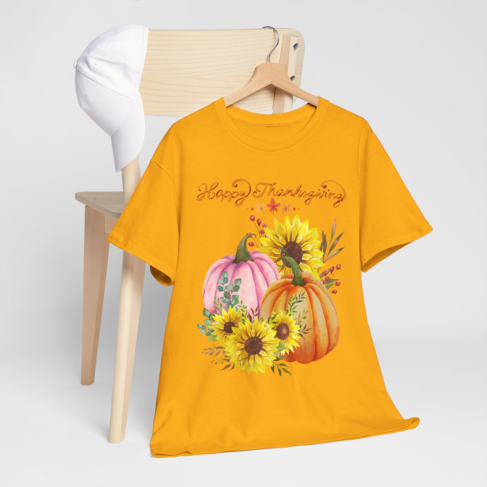 Thanksgiving T-shirts, Pumpkin Tee, Autumn Shirt, Unisex Fall Apparel, Holiday Gift, Cozy Outfit, Harvest Festival Clothing