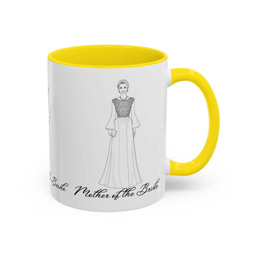 Mother of the Bride -Accent Coffee Mug (11, 15oz)