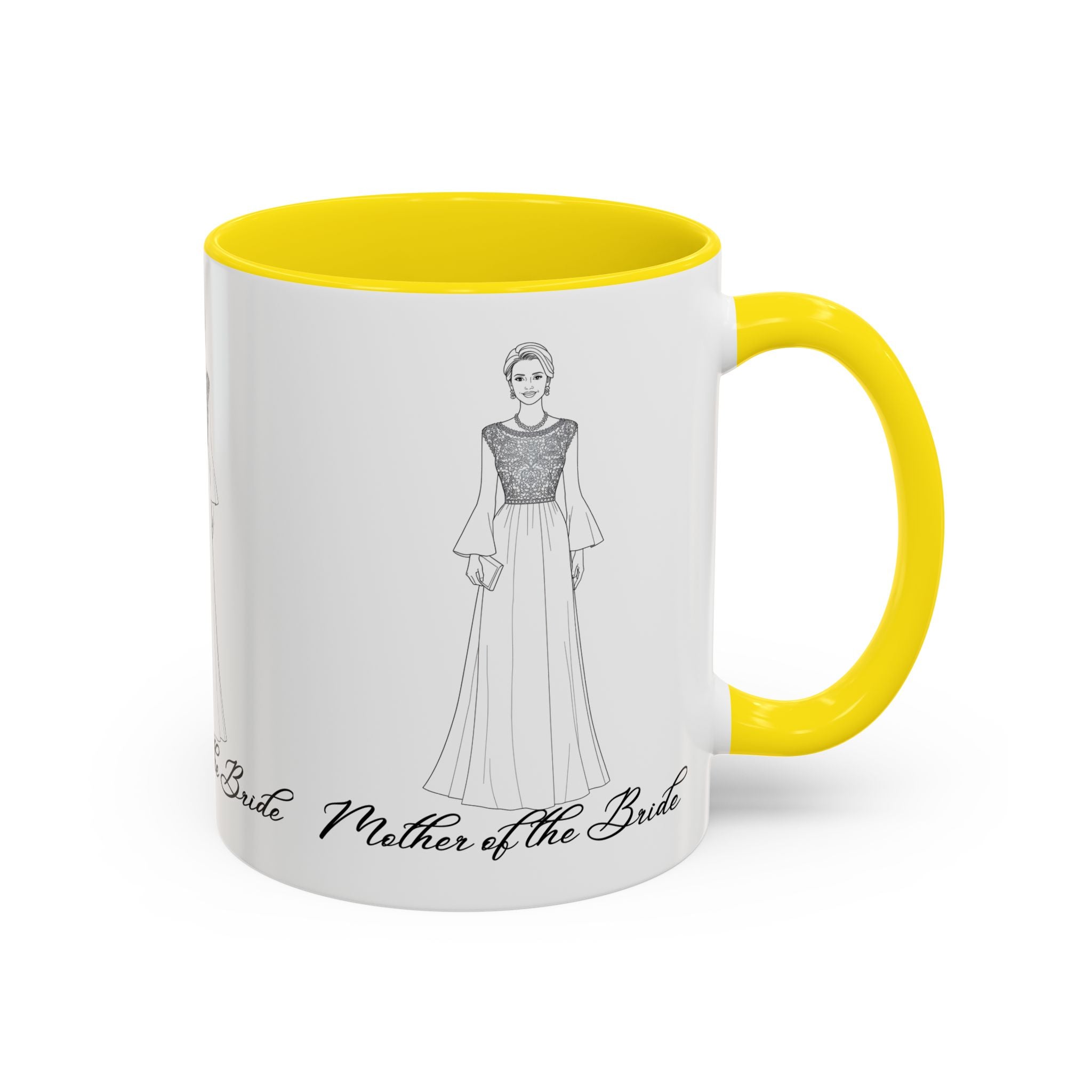 Mother of the Bride -Accent Coffee Mug (11, 15oz)