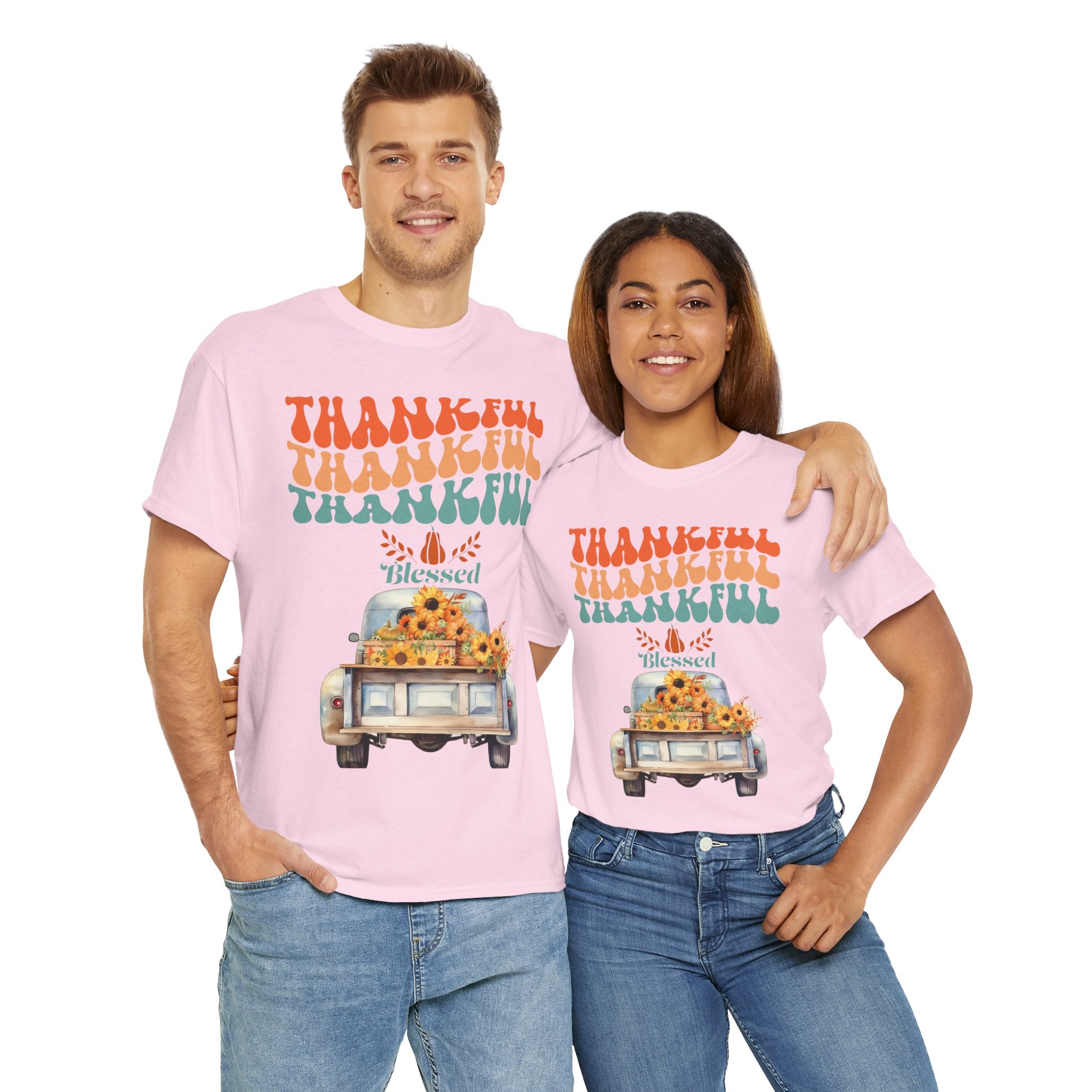 Thankful Vibes Unisex Tee - Perfect for Thanksgiving, Gratitude, Casual Wear, Gifts, Summer Days