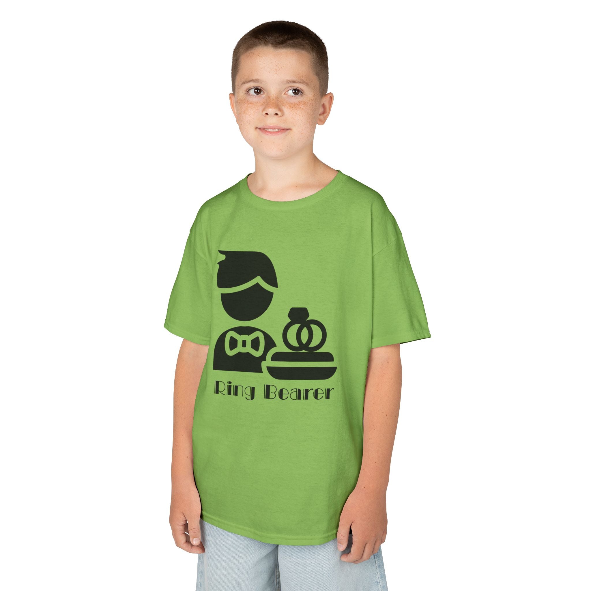 Kids Ring Bearer Tee - Perfect for Weddings, Flower Girl Outfits, Cute Kid’s Apparel, Wedding Party Shirts, Kids Event T-Shirt