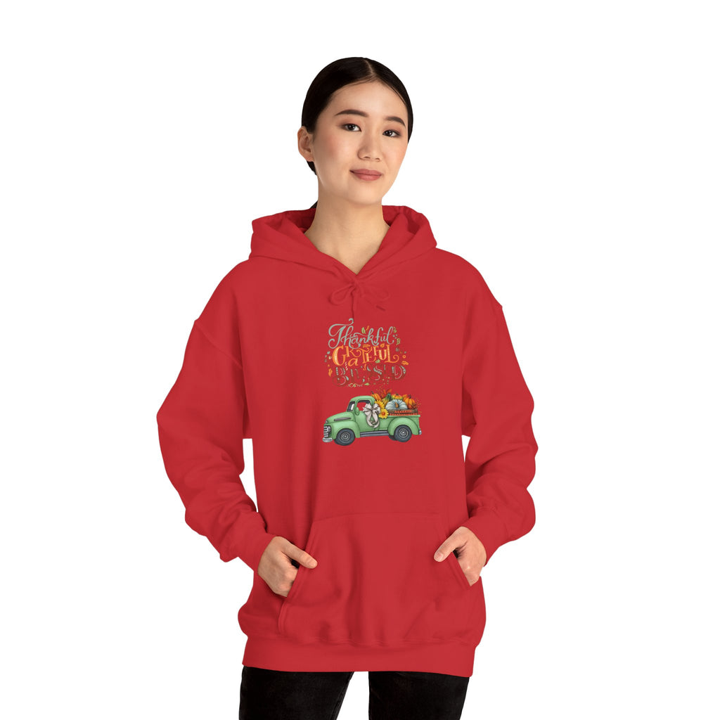 Festive Truck Sweatshirt - Cozy Holiday Hoodie, Winter Gift, Christmas Apparel, Unisex Clothing, Seasonal Fashion