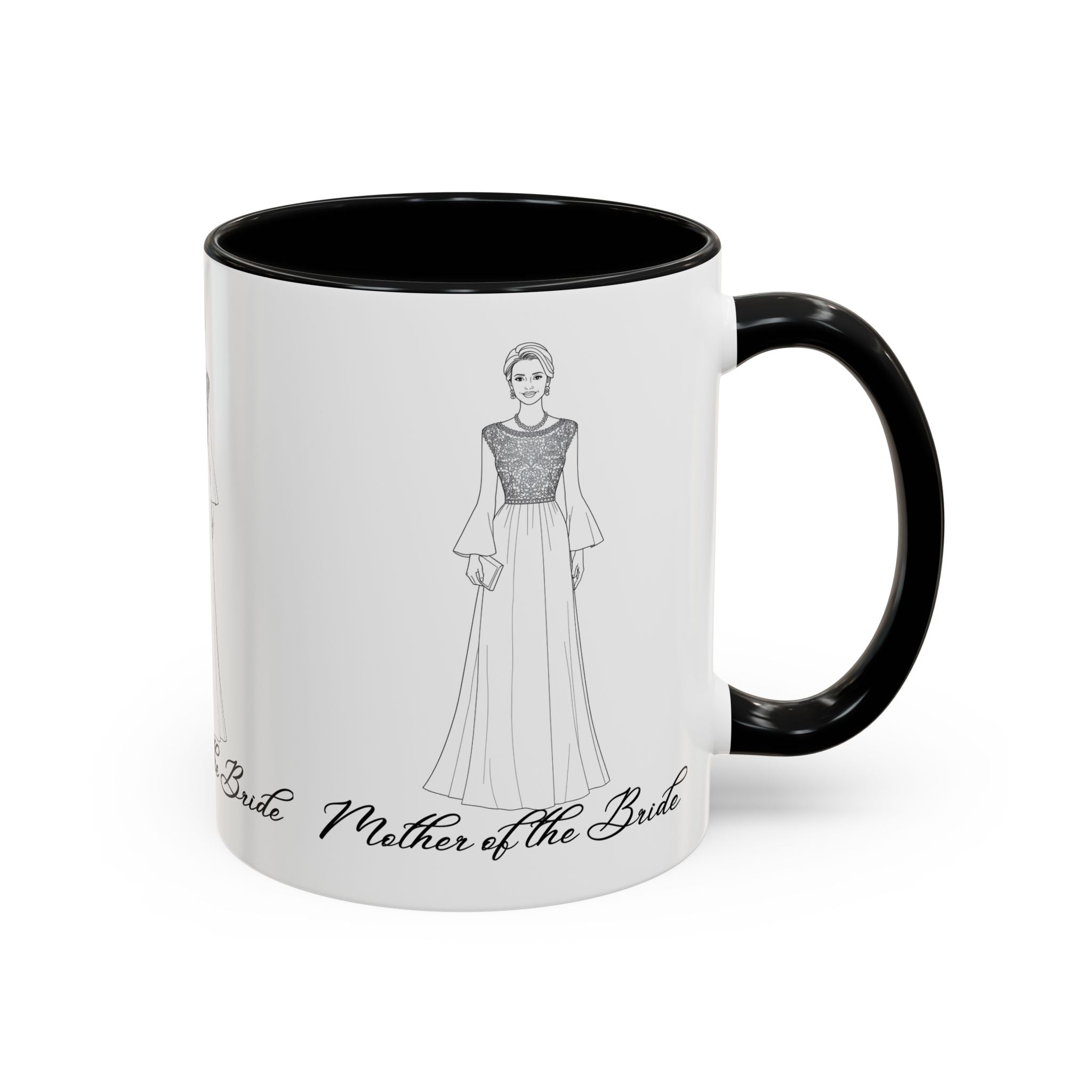 Mother of the Bride -Accent Coffee Mug (11, 15oz)