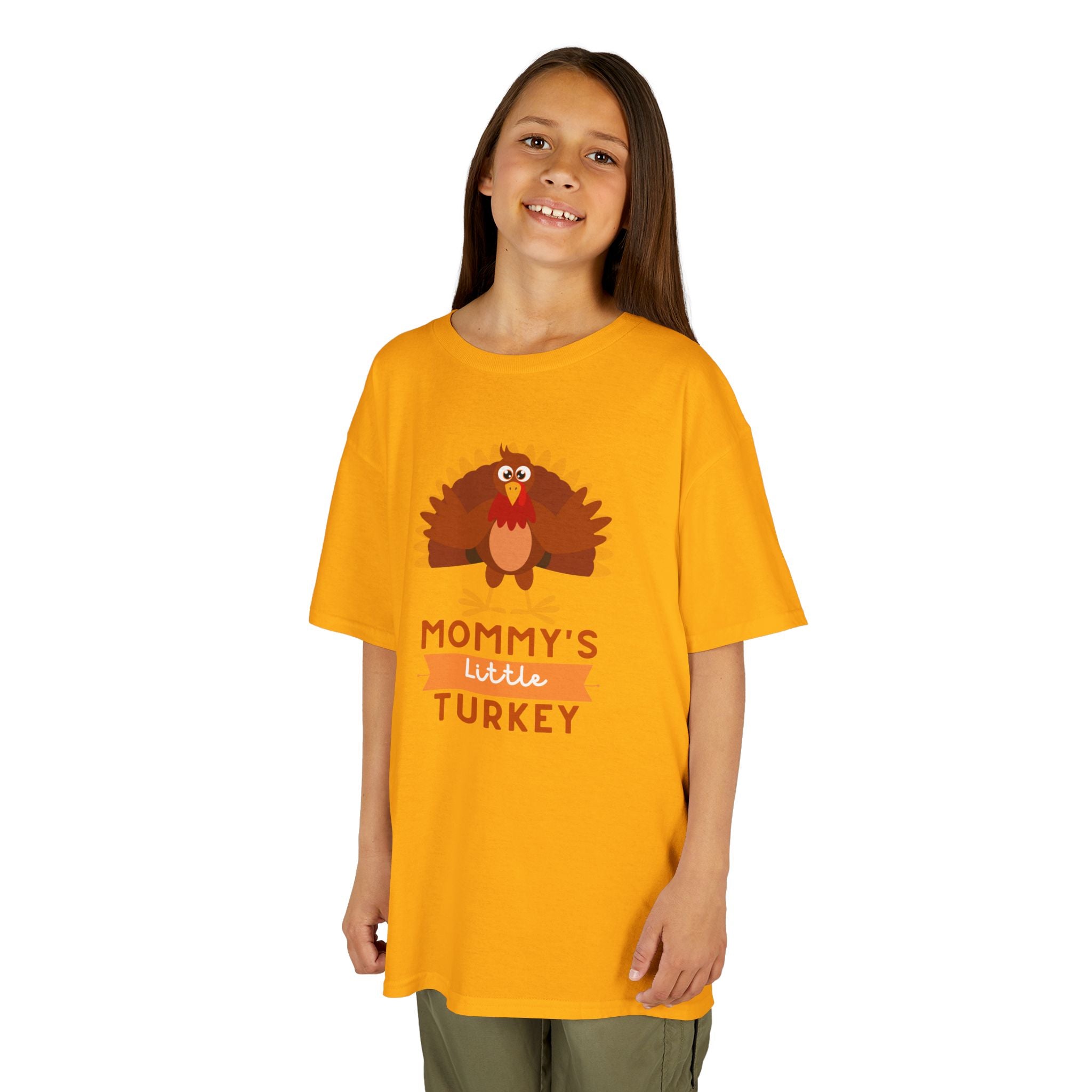 Mommy's Little Turkey Kids Tee - Thanksgiving Gift, Holiday Apparel, Cute Kids Clothing, Family Gathering, Kid's Casual Wear
