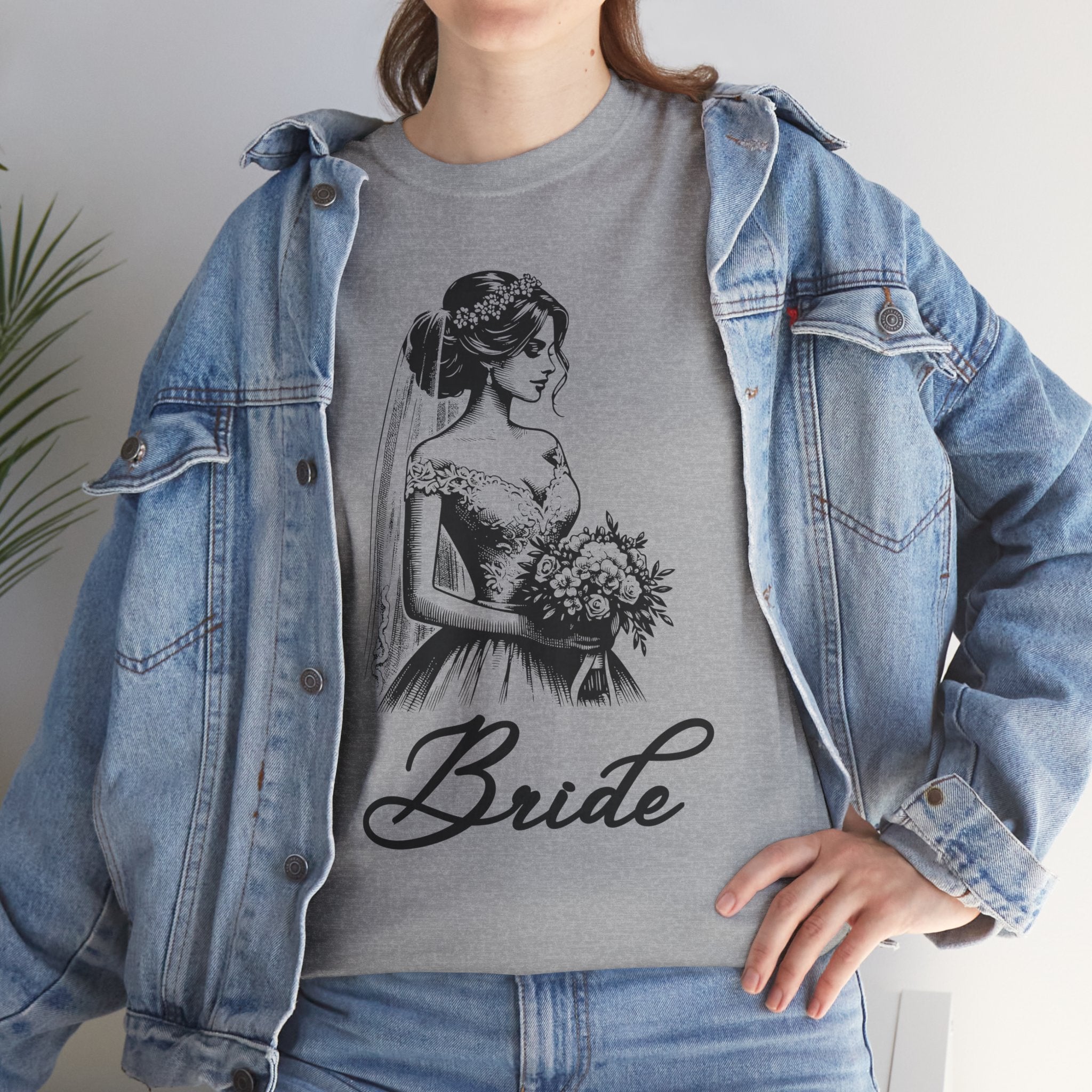 Bride Graphic Tee, Wedding Gift T-Shirt, Bridal Party Apparel, Engagement Celebration Shirt, Bride-to-Be Outfit