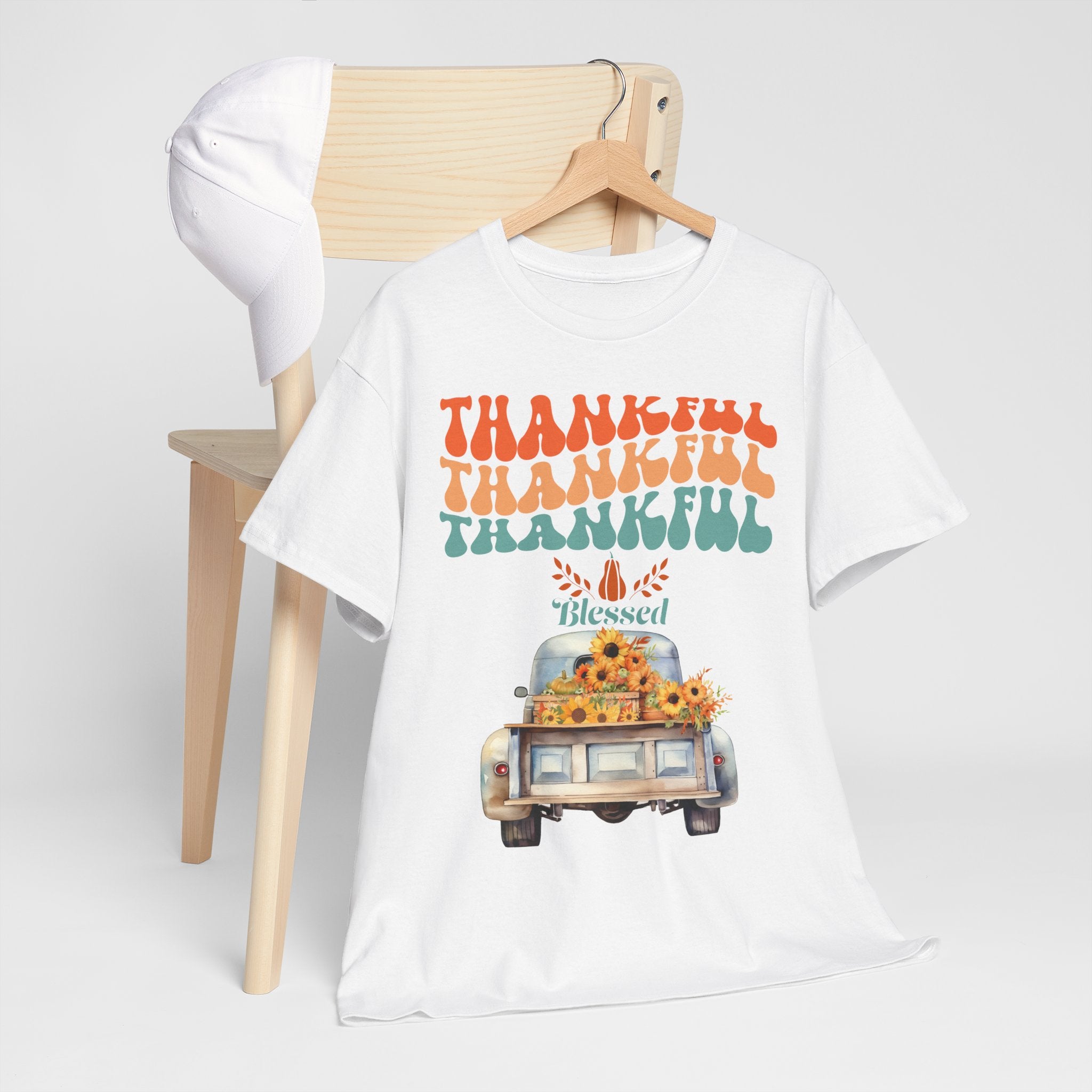 Thankful Vibes Unisex Tee - Perfect for Thanksgiving, Gratitude, Casual Wear, Gifts, Summer Days