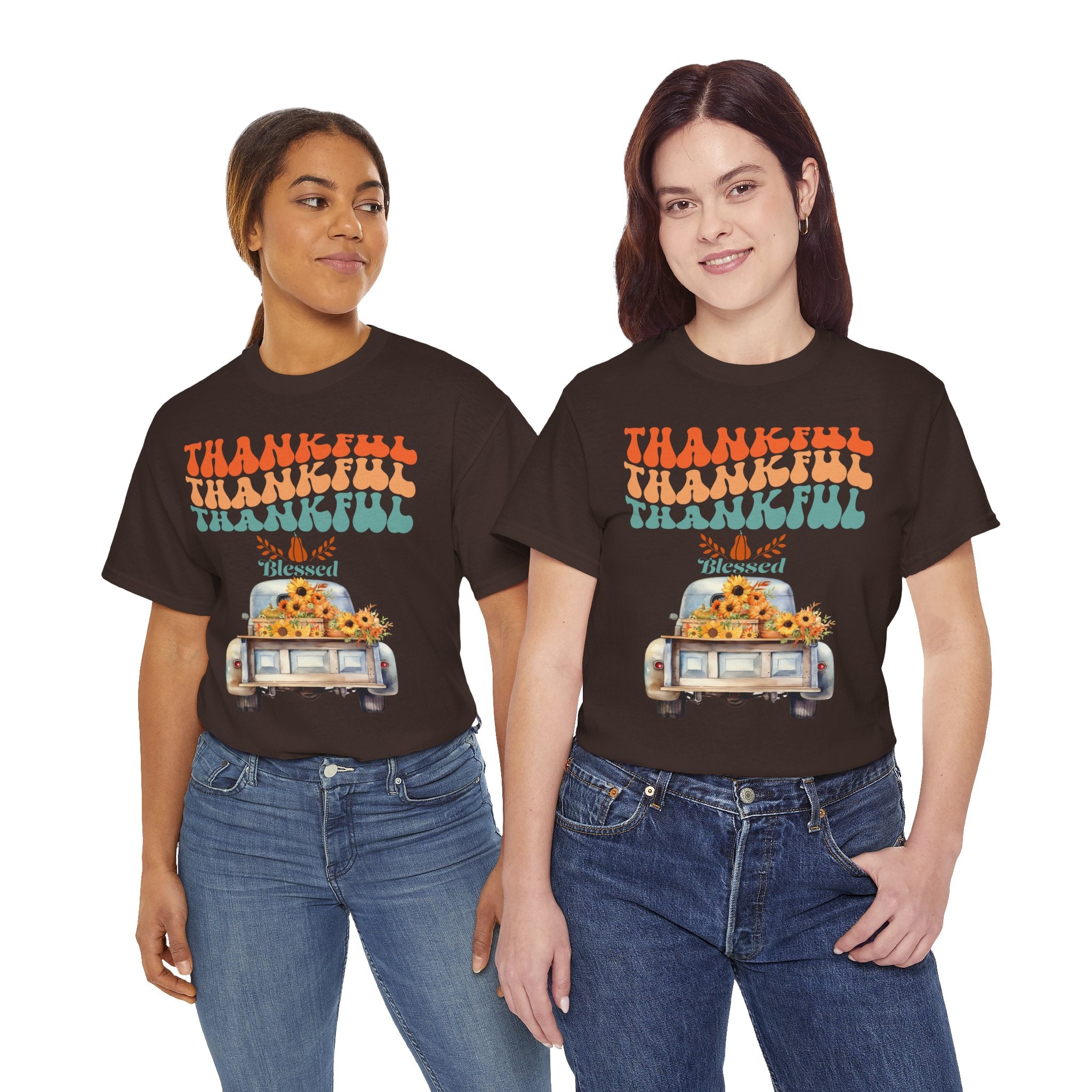 Thankful Vibes Unisex Tee - Perfect for Thanksgiving, Gratitude, Casual Wear, Gifts, Summer Days