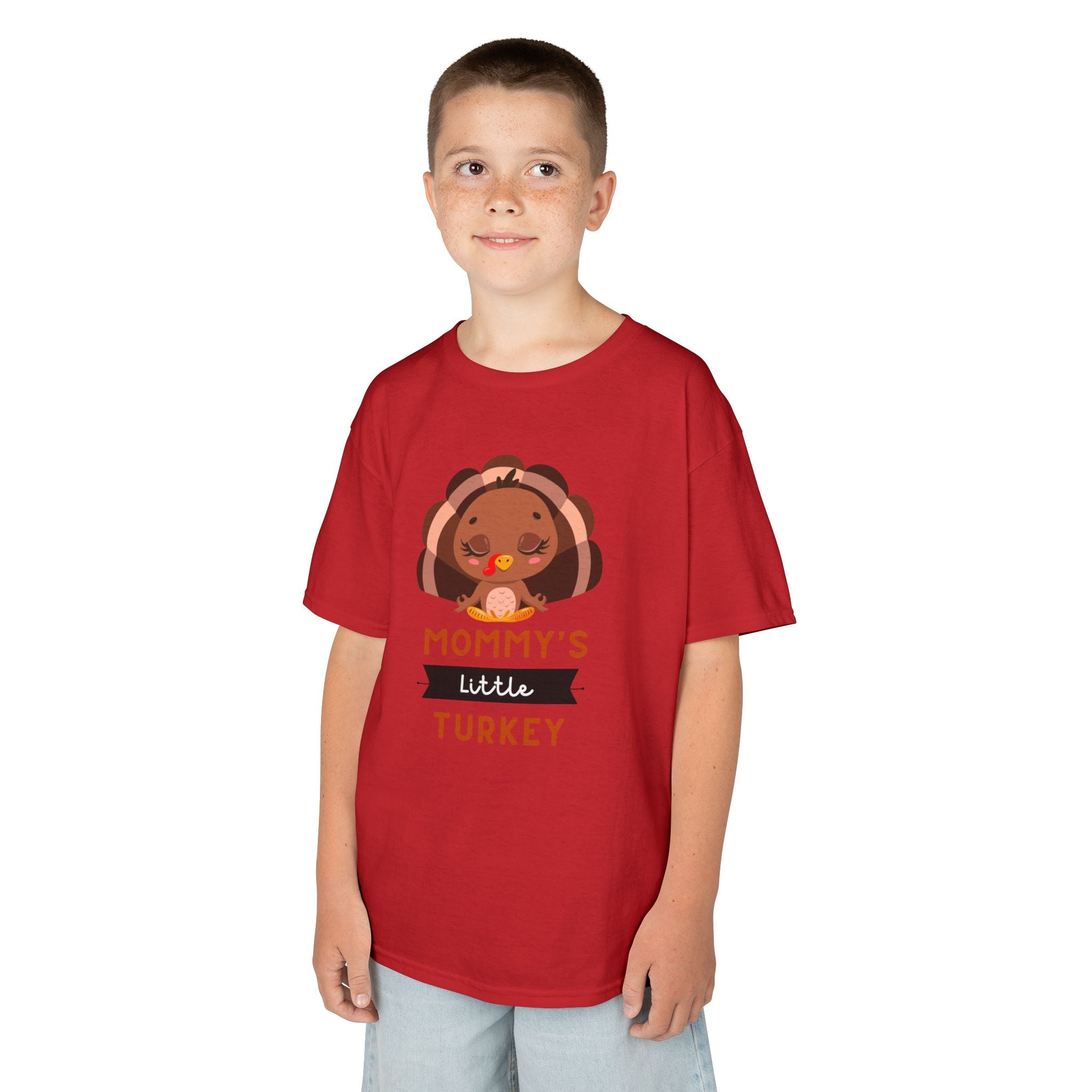 Kids Thanksgiving Tee, Mommy's Little Turkey Shirt, Fall Holiday Outfit, Thanksgiving Gift, Adorable Kids Fashion