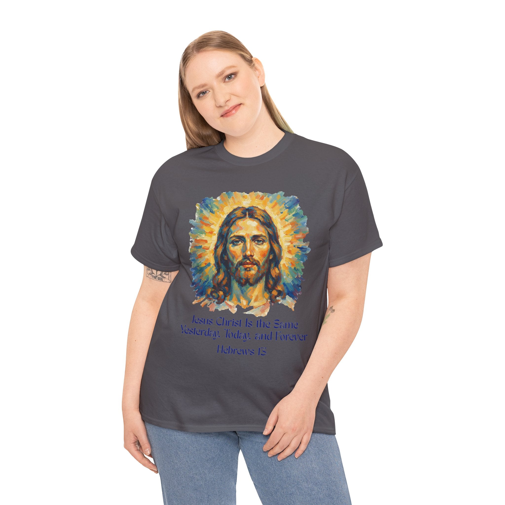 Jesus Portrait – Van Gogh Inspired Style Religious Inspirational Tee - Jesus Christ Design, Faith Shirt, Christian Clothing, Birthday Gift, Everyday Wear