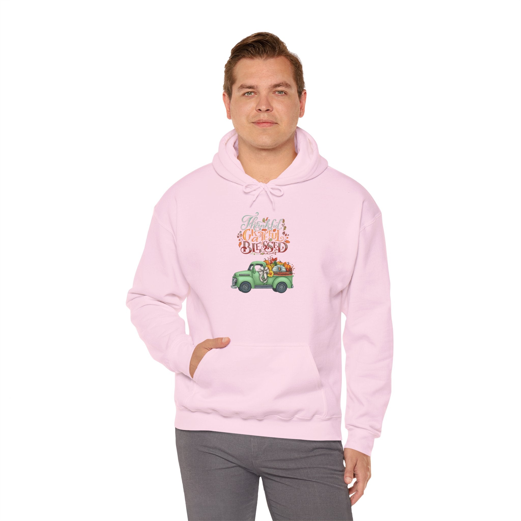 Festive Truck Sweatshirt - Cozy Holiday Hoodie, Winter Gift, Christmas Apparel, Unisex Clothing, Seasonal Fashion
