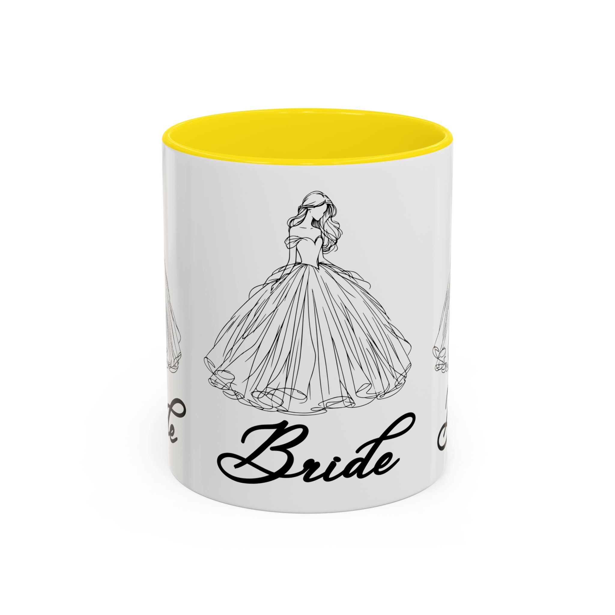 Bride Mug | Elegant Wedding Dress Design | Bridal Shower Gift & Keepsake
