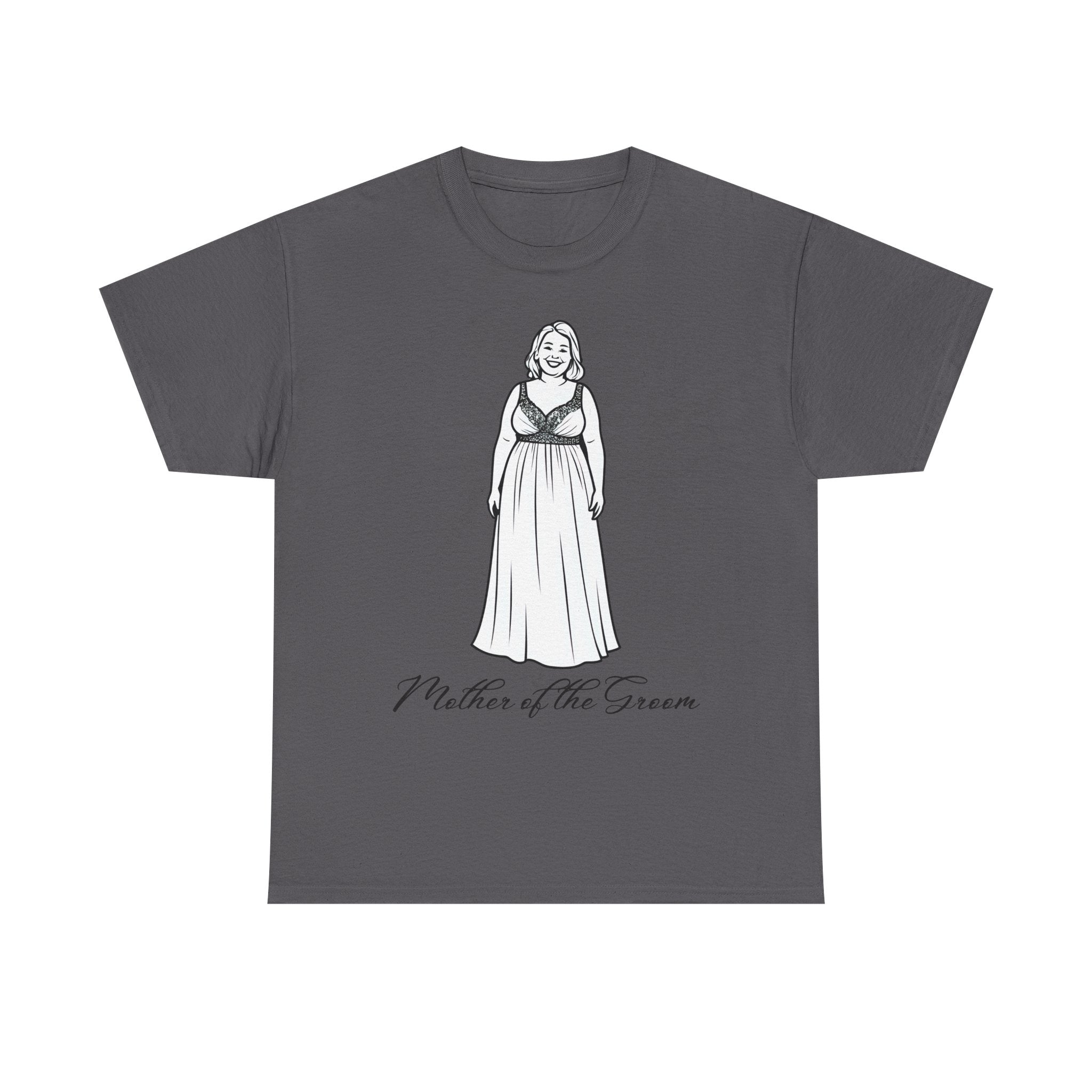 Mother of the Groom Tee, Unisex Cotton T-Shirt for Weddings, Bridal Party Apparel, Gift for Mother, Wedding Day Fashion