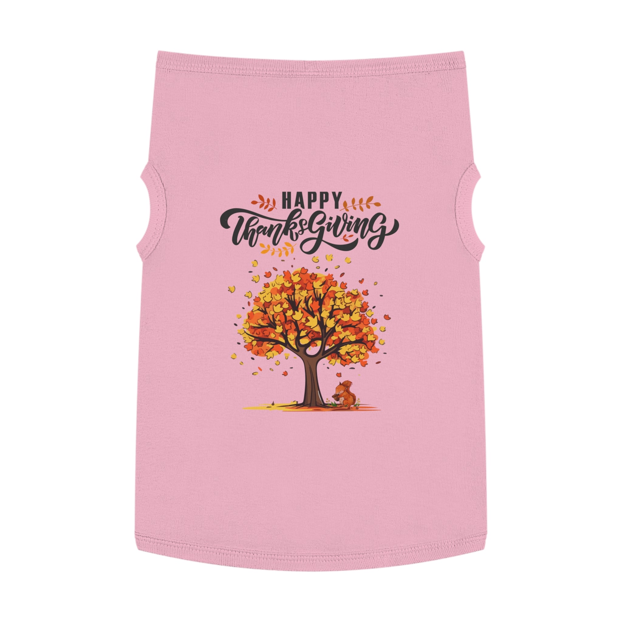 Thanksgiving Pet Tank Top, Dog Shirt, Fall Apparel, Cute Dog Clothes, Pumpkin Spice Season