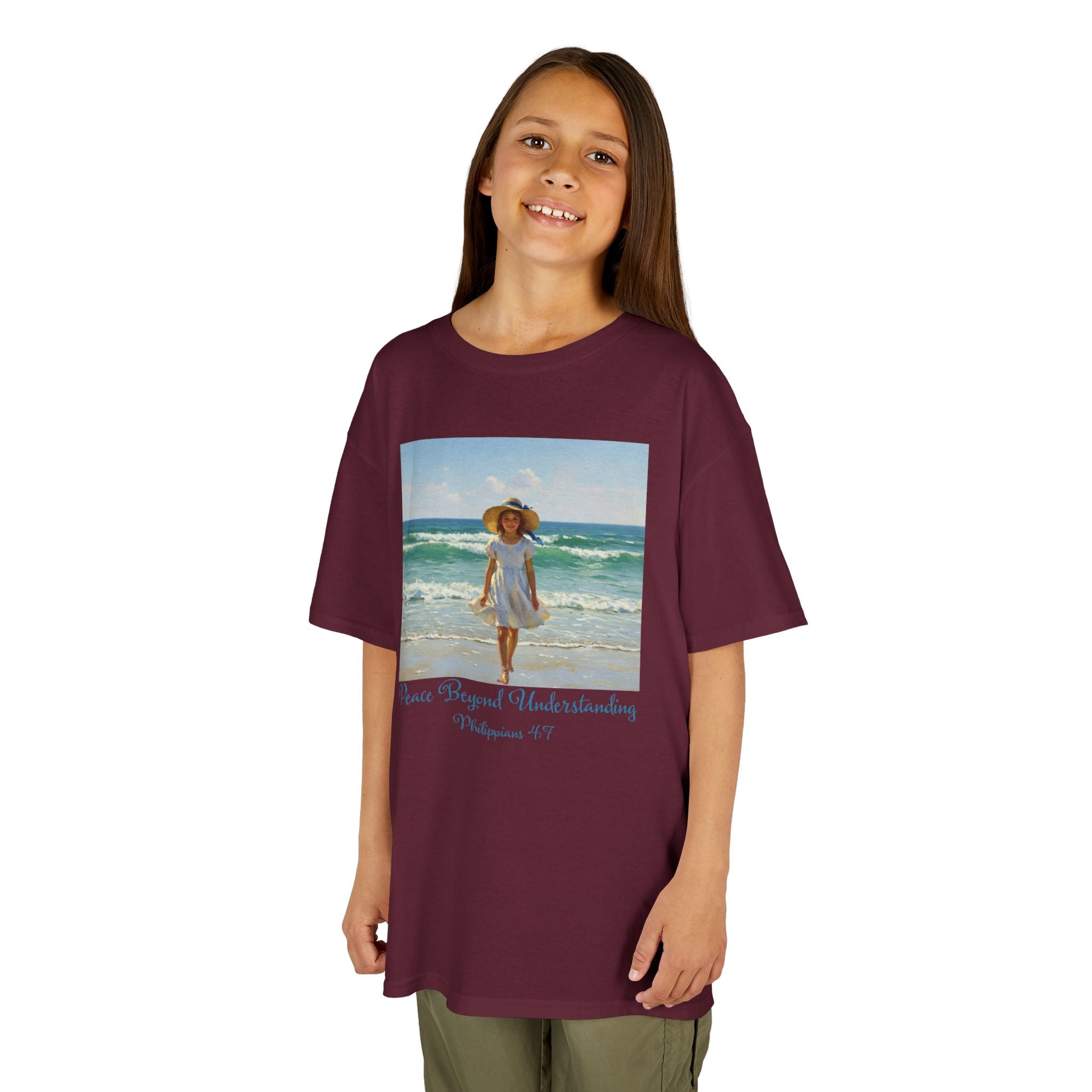 Whimsical Beach Fun Kids Tee, Summer Shirt, Beach Day Tee, Vacation Outfit, Cute Kids Clothing