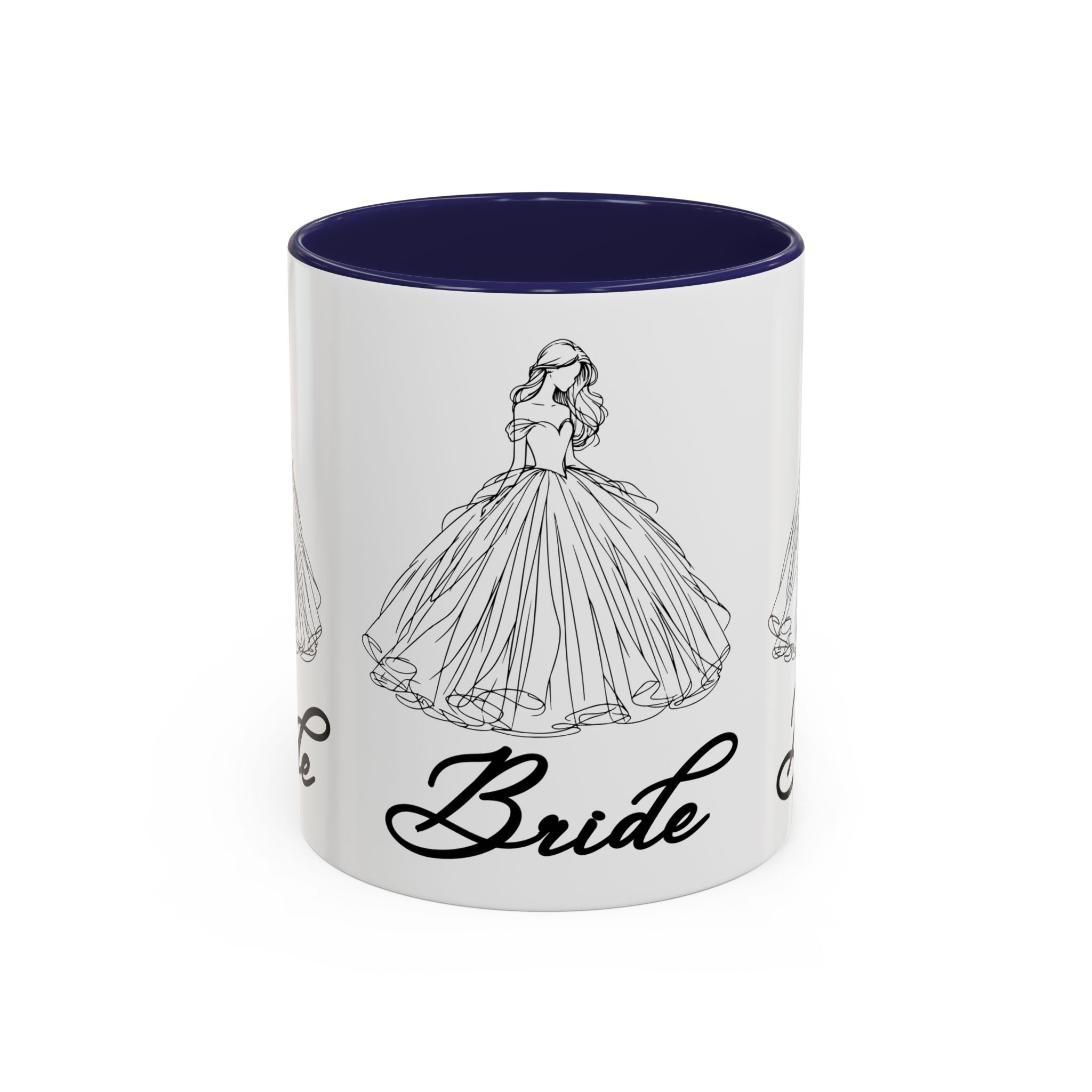 Bride Mug | Elegant Wedding Dress Design | Bridal Shower Gift & Keepsake