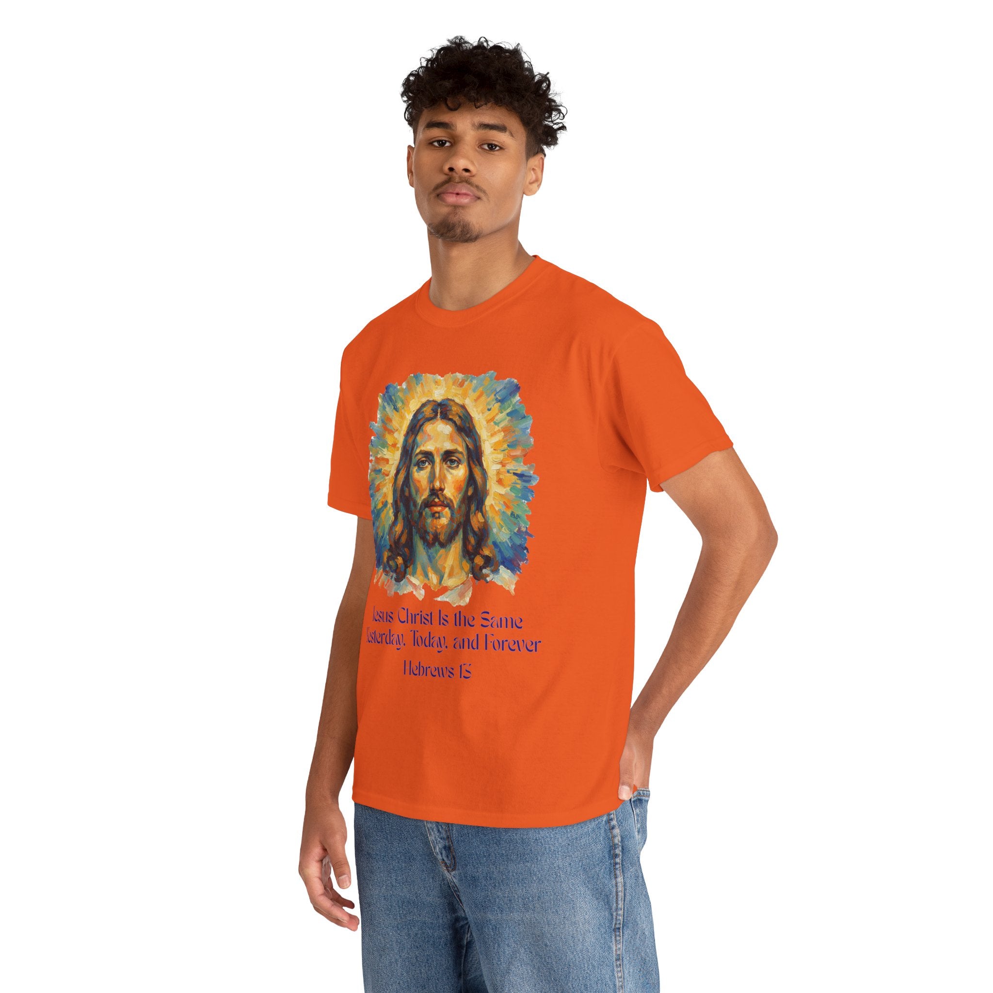 Jesus Portrait – Van Gogh Inspired Style Religious Inspirational Tee - Jesus Christ Design, Faith Shirt, Christian Clothing, Birthday Gift, Everyday Wear