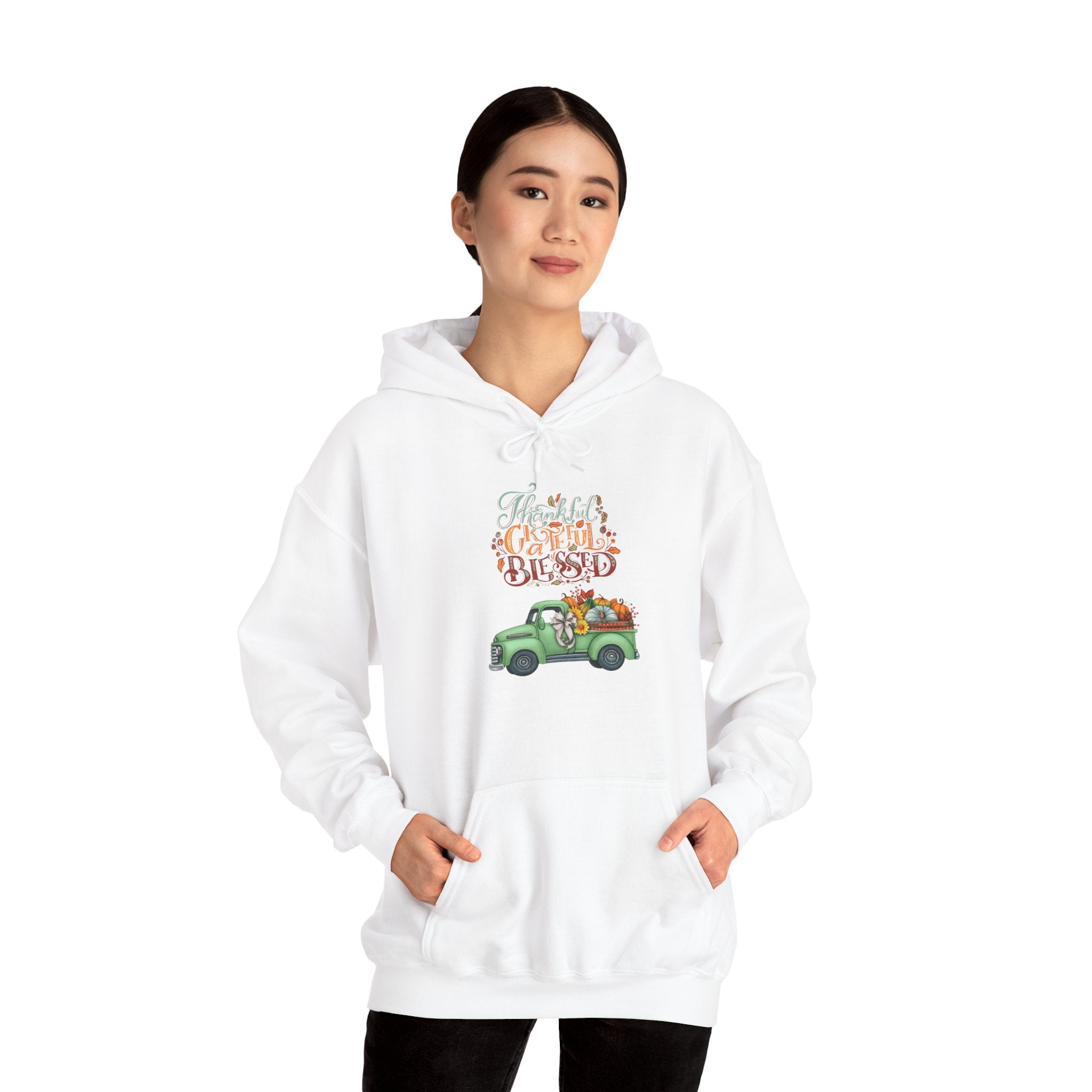 Festive Truck Sweatshirt - Cozy Holiday Hoodie, Winter Gift, Christmas Apparel, Unisex Clothing, Seasonal Fashion