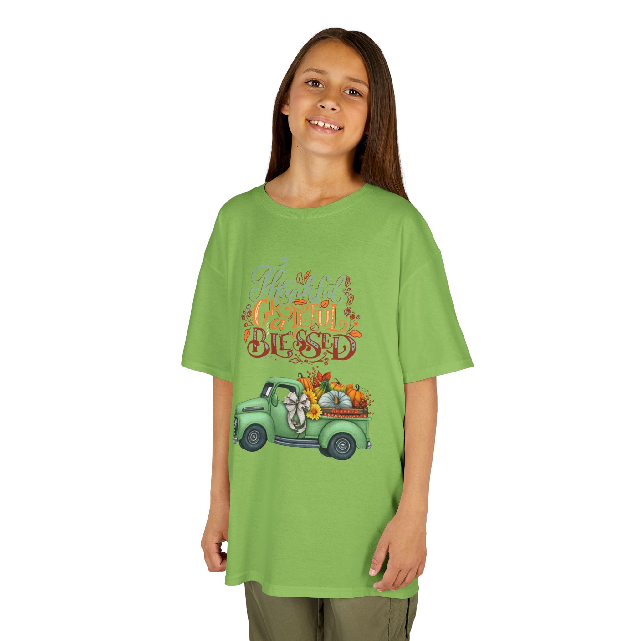 Blessed Fall Kids Tee, Adorable Autumn Shirt, Cute Harvest T-Shirt, Thanksgiving Gift for Kids, Comfy Cotton Youth Apparel