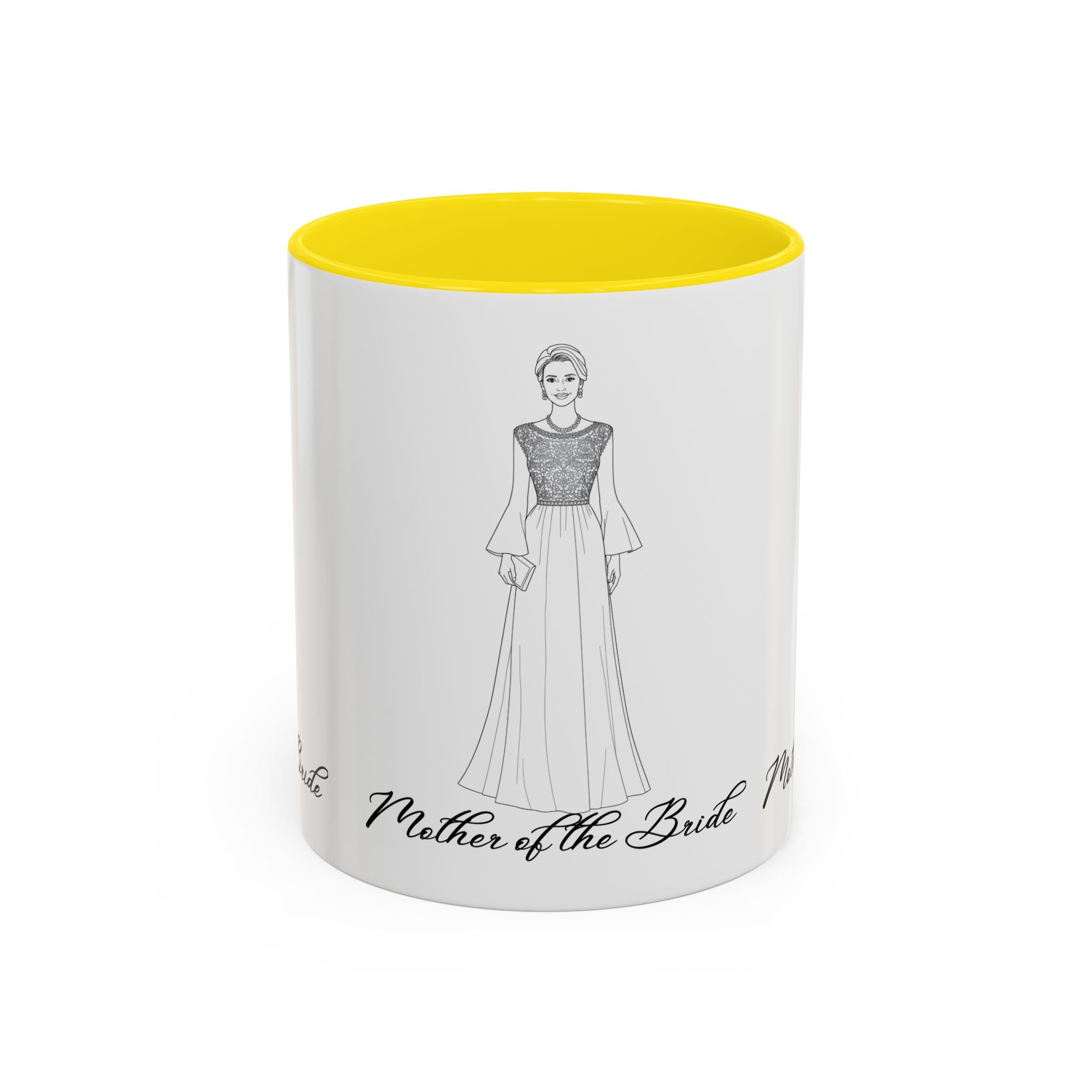 Mother of the Bride -Accent Coffee Mug (11, 15oz)