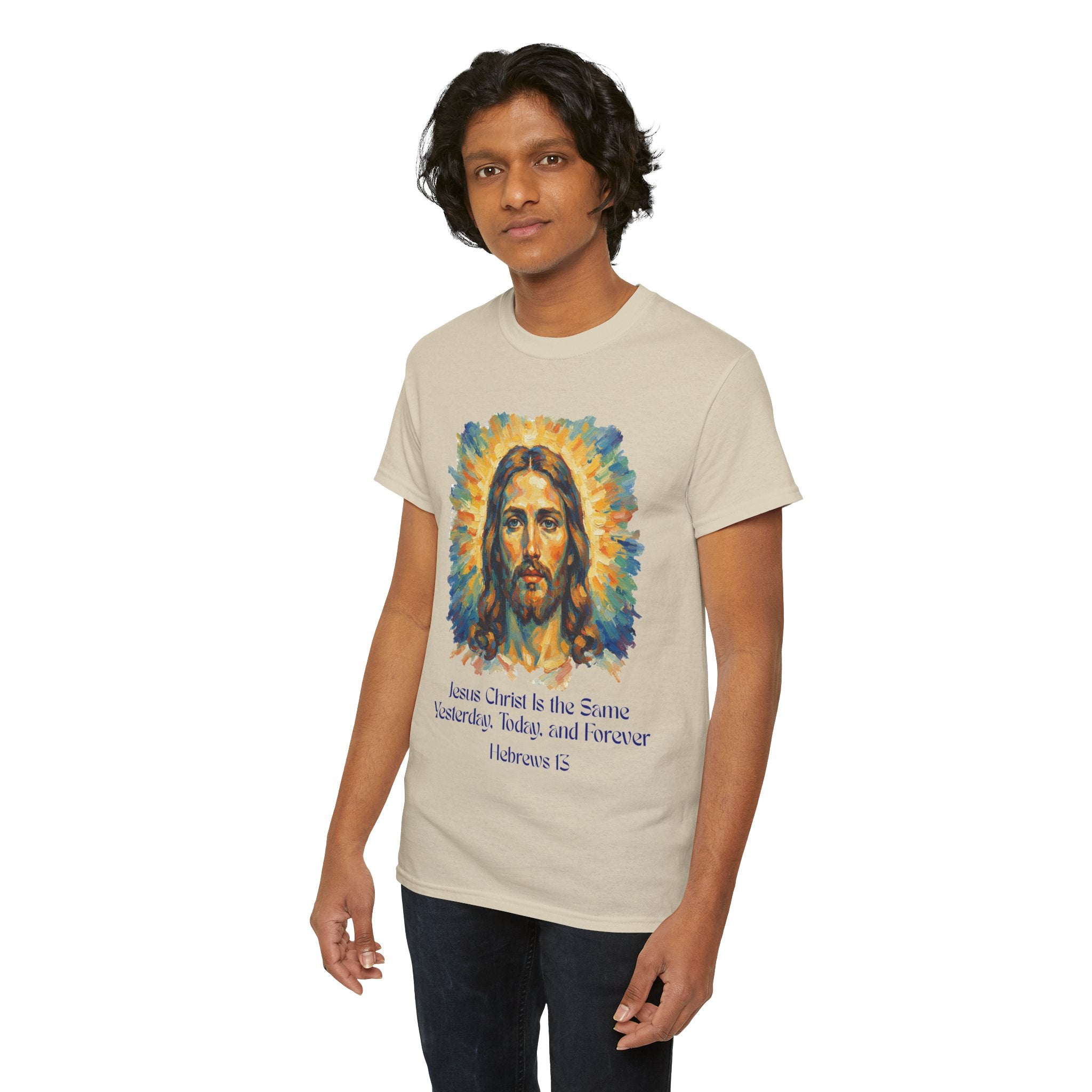 Jesus Portrait – Van Gogh Inspired Style Religious Inspirational Tee - Jesus Christ Design, Faith Shirt, Christian Clothing, Birthday Gift, Everyday Wear