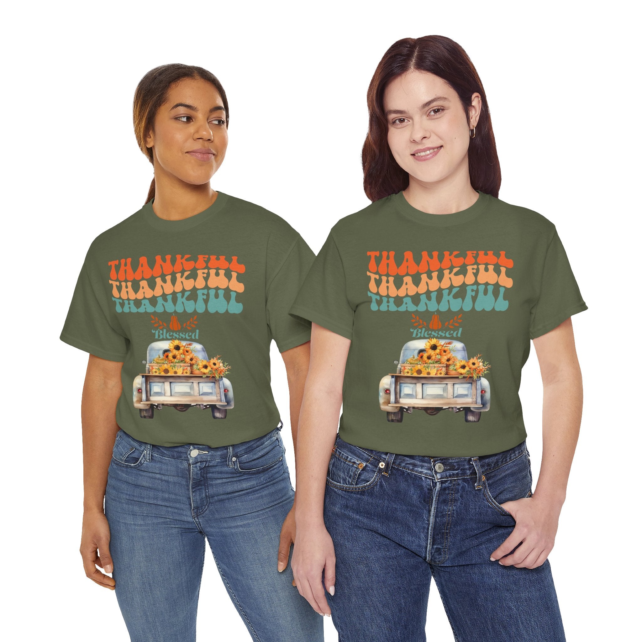 Thankful Vibes Unisex Tee - Perfect for Thanksgiving, Gratitude, Casual Wear, Gifts, Summer Days