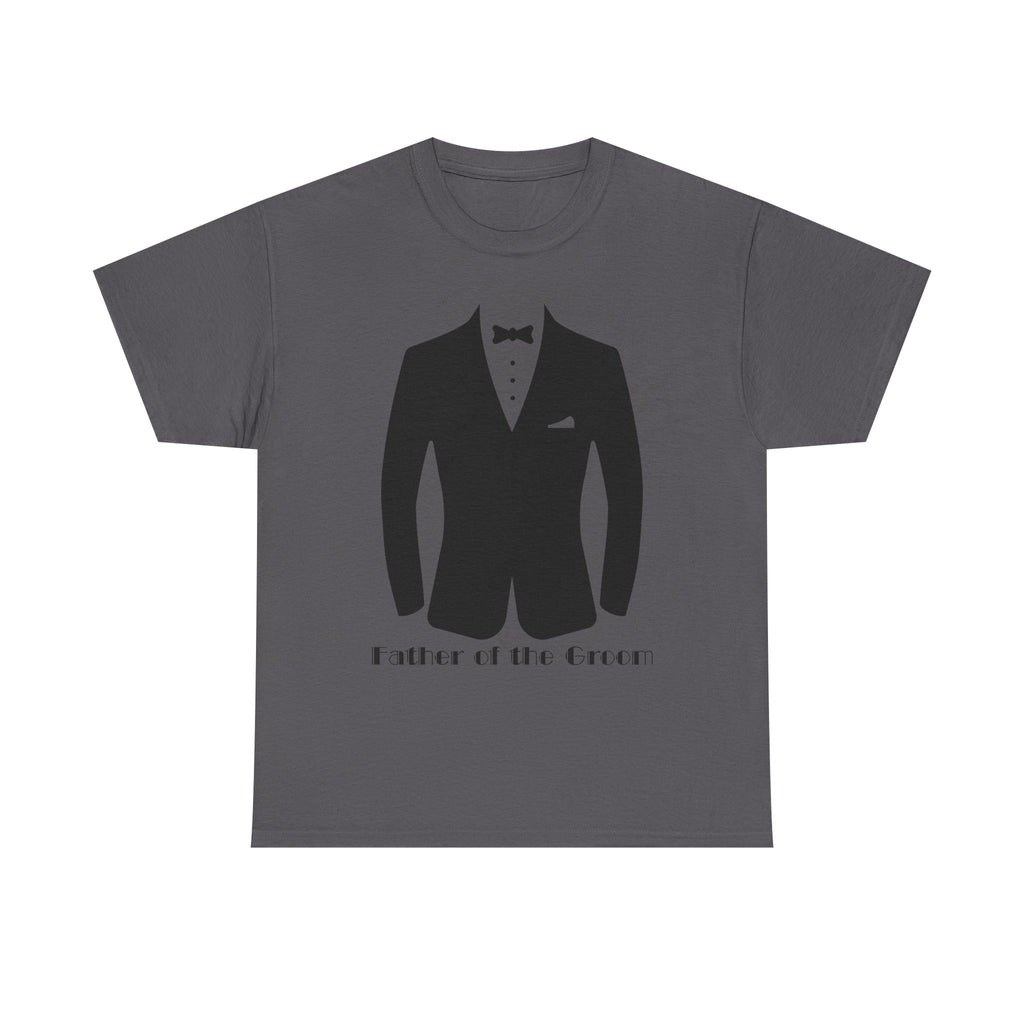 Father of the Groom Party Tee, Wedding Gift, Unisex Cotton Shirt, Groom's Party Shirt, Bridal Party Attire