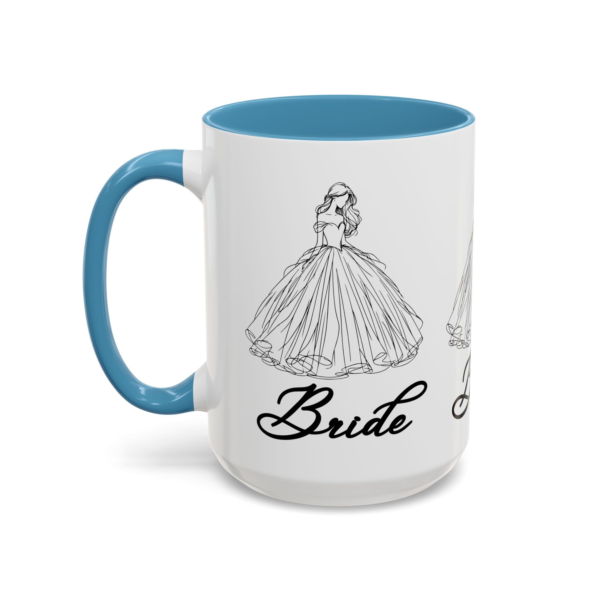 Bride Mug | Elegant Wedding Dress Design | Bridal Shower Gift & Keepsake