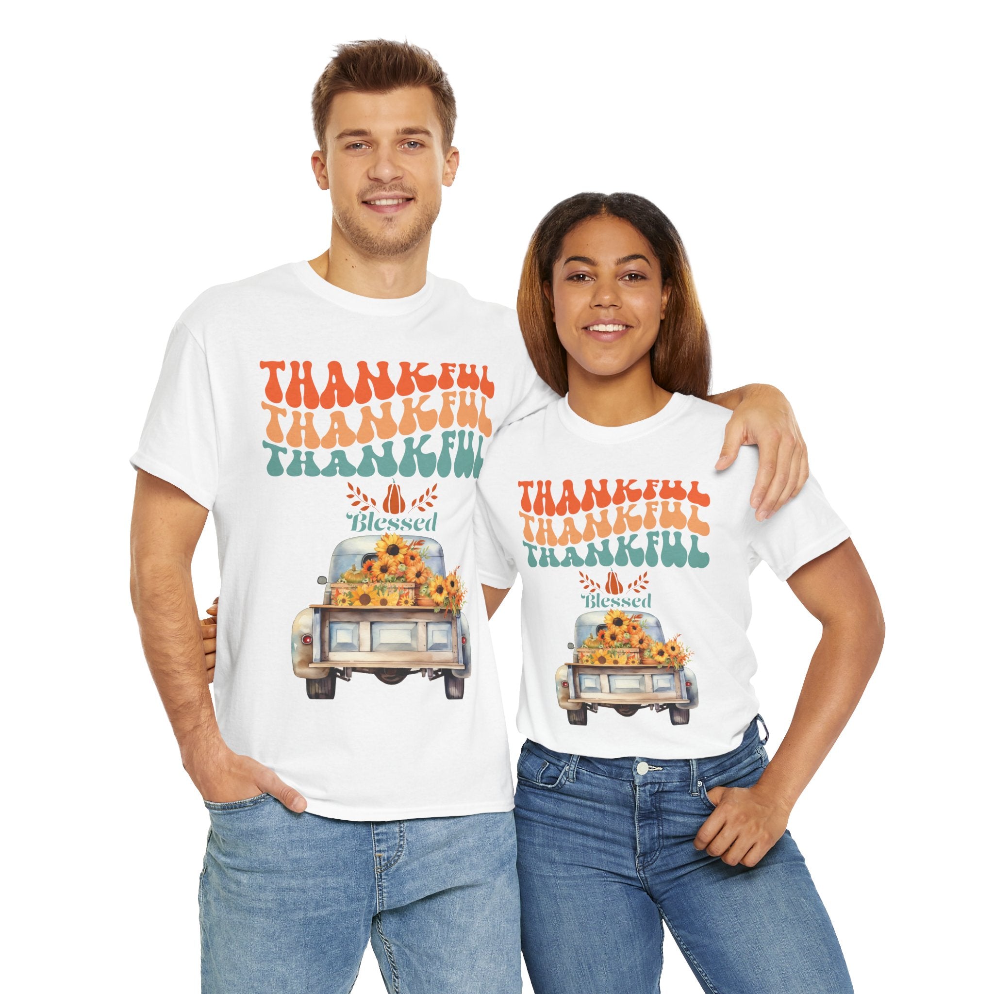 Thankful Vibes Unisex Tee - Perfect for Thanksgiving, Gratitude, Casual Wear, Gifts, Summer Days