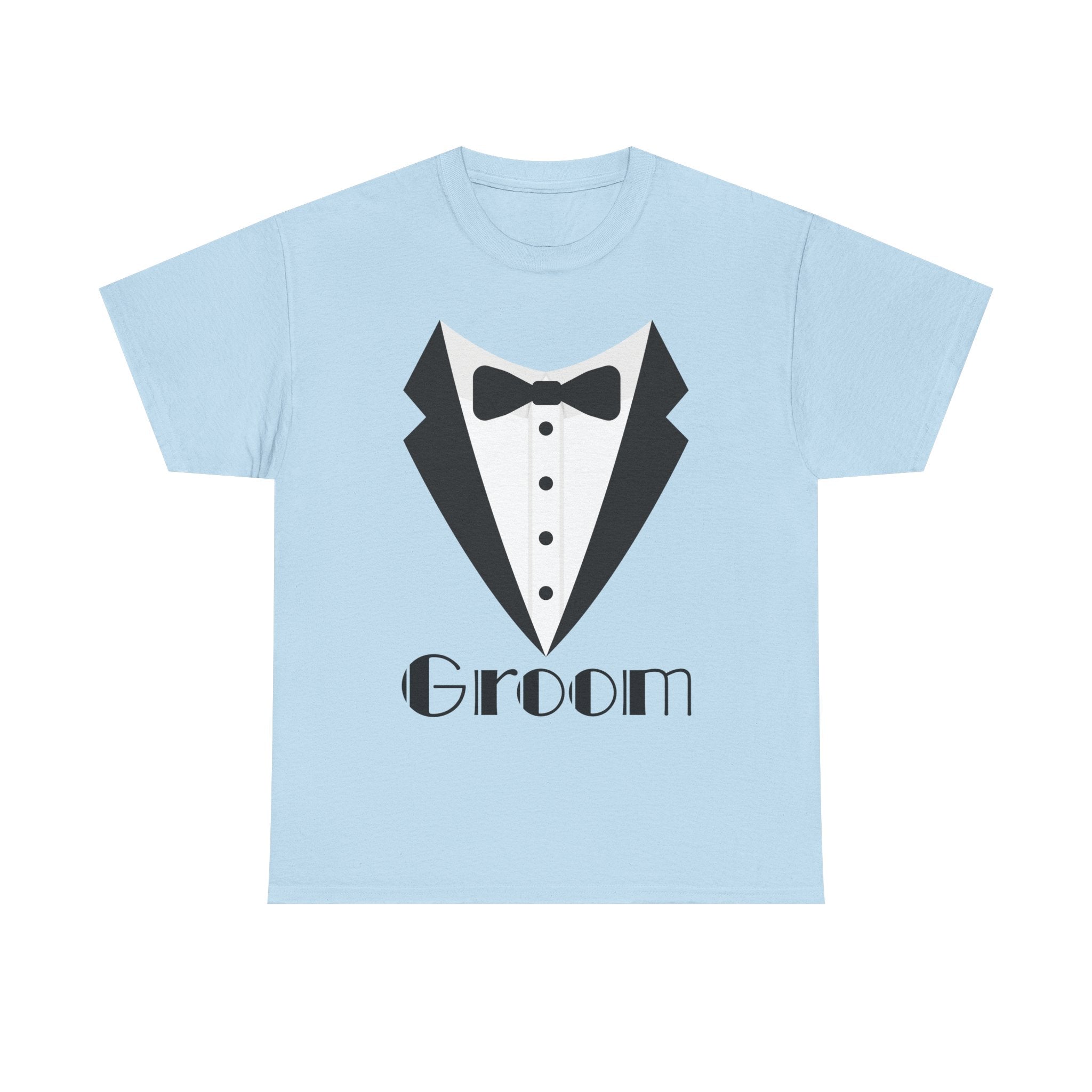 Groom T-Shirt, Unisex Heavy Cotton Tee for Weddings, Bachelor Parties, Groomsmen Gifts, Casual Wear, Bridal Showers