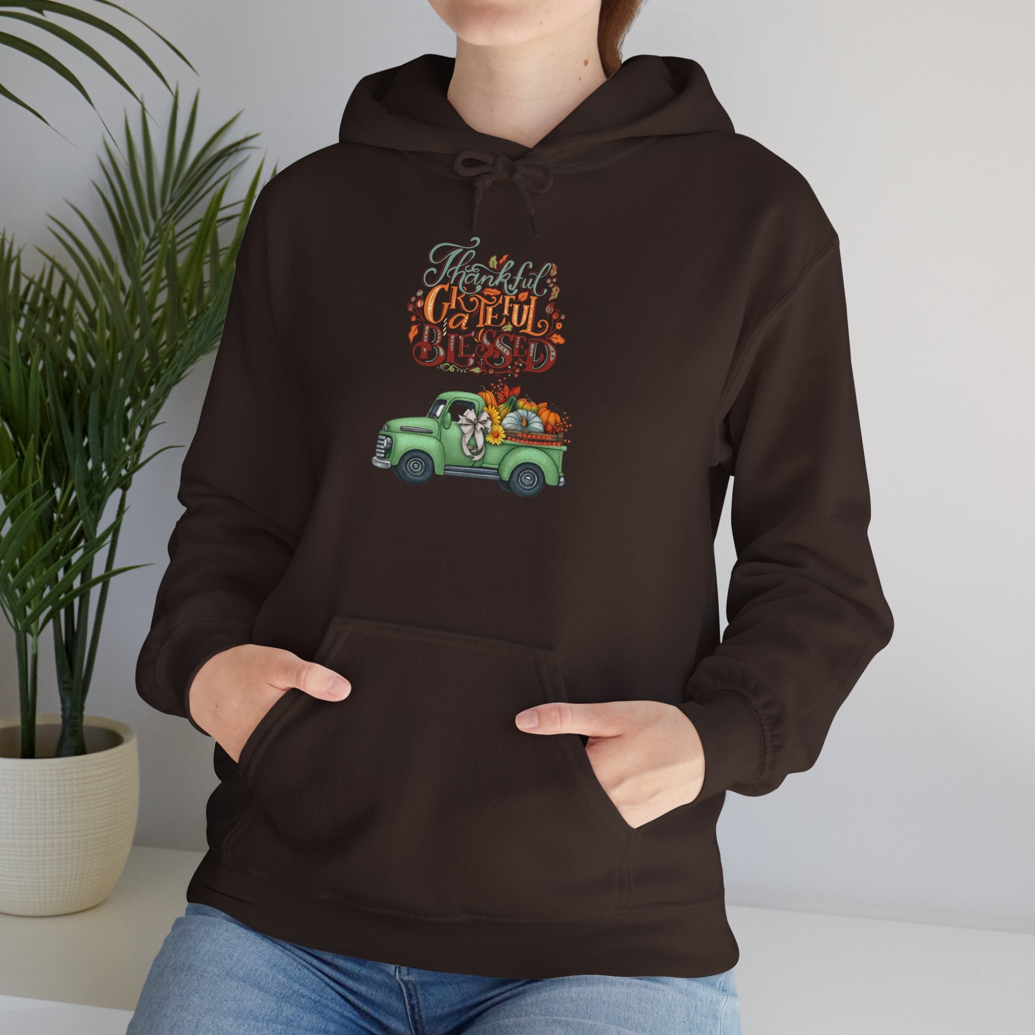 Festive Truck Sweatshirt - Cozy Holiday Hoodie, Winter Gift, Christmas Apparel, Unisex Clothing, Seasonal Fashion