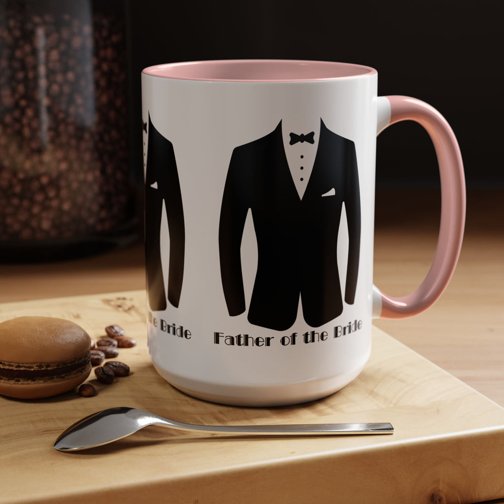 Father of the Bride Mug  11, 15oz| Wedding Day Gift | Elegant Keepsake for Dad