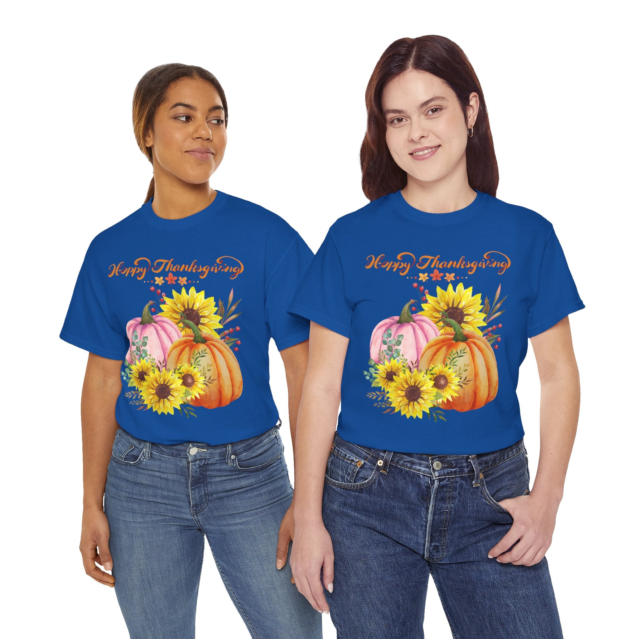 Thanksgiving T-shirts, Pumpkin Tee, Autumn Shirt, Unisex Fall Apparel, Holiday Gift, Cozy Outfit, Harvest Festival Clothing
