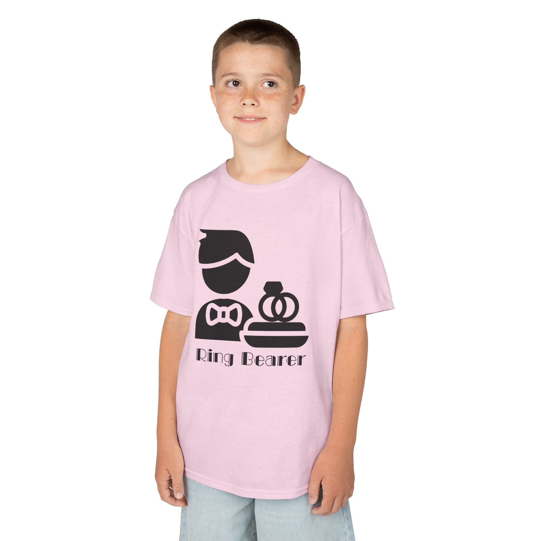 Kids Ring Bearer Tee - Perfect for Weddings, Flower Girl Outfits, Cute Kid’s Apparel, Wedding Party Shirts, Kids Event T-Shirt