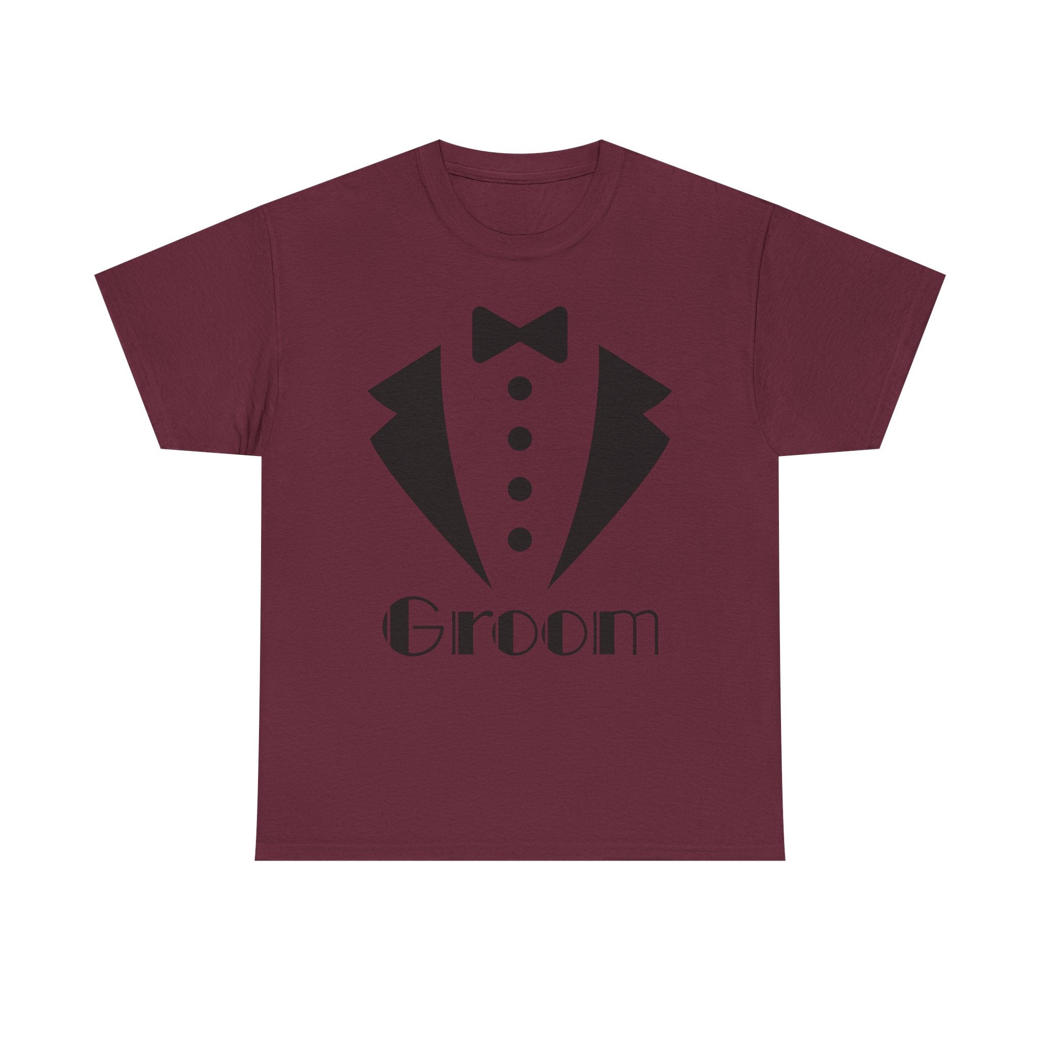 Groom T-Shirt - Unisex Heavy Cotton Tee for Weddings, Bachelor Parties, Groomsmen Gifts, Engagements, Bridal Showers