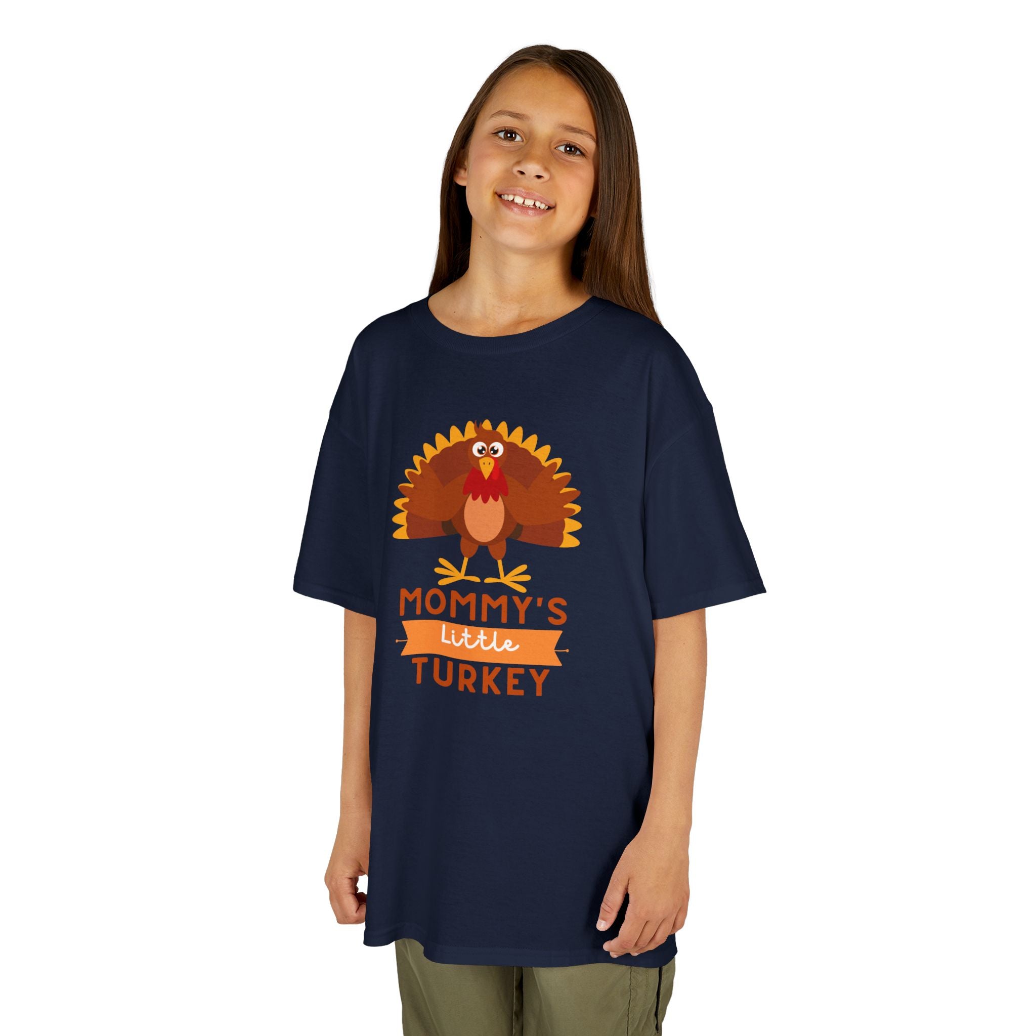 Mommy's Little Turkey Kids Tee - Thanksgiving Gift, Holiday Apparel, Cute Kids Clothing, Family Gathering, Kid's Casual Wear