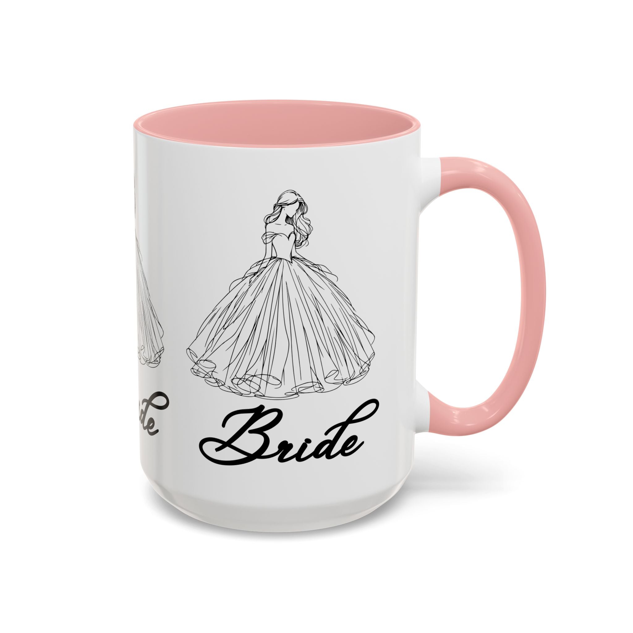 Bride Mug | Elegant Wedding Dress Design | Bridal Shower Gift & Keepsake